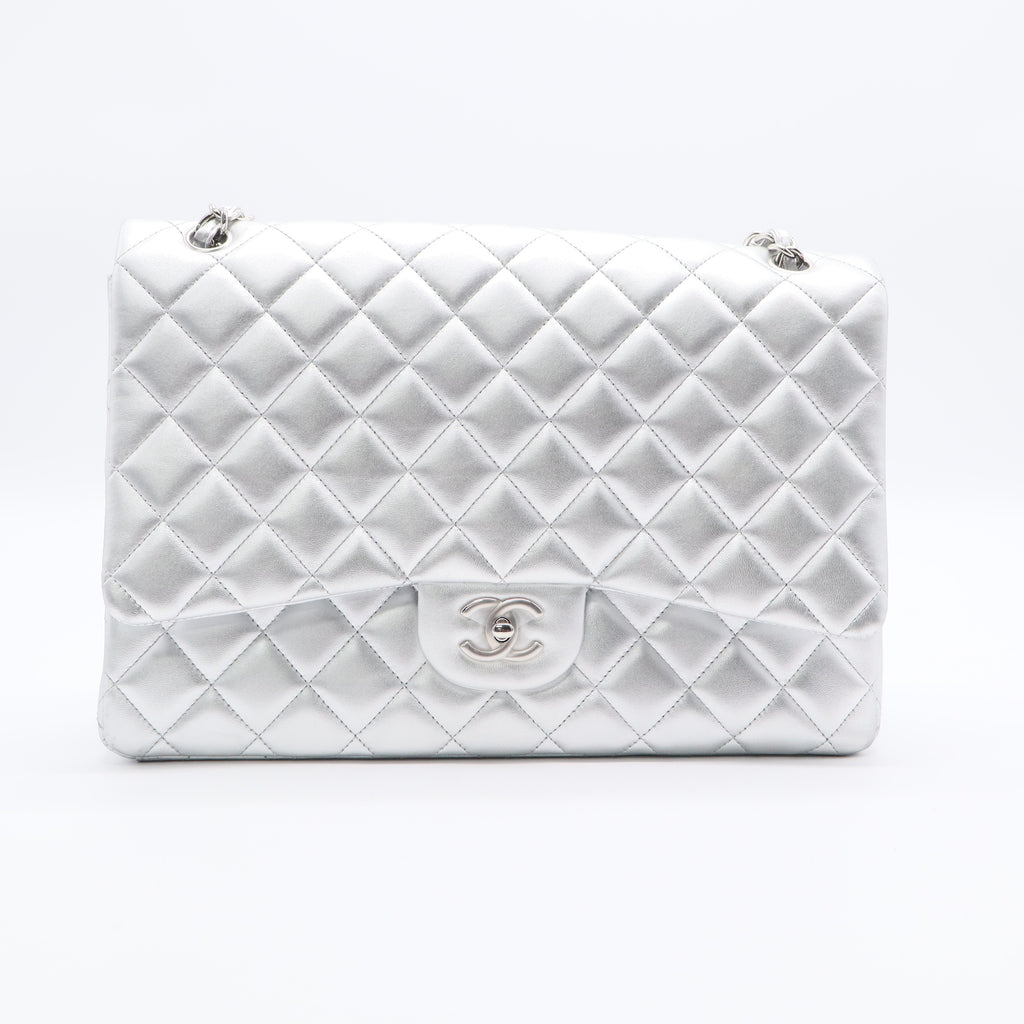 Classic Single Flap Bag Quilted Lambskin Jumbo
