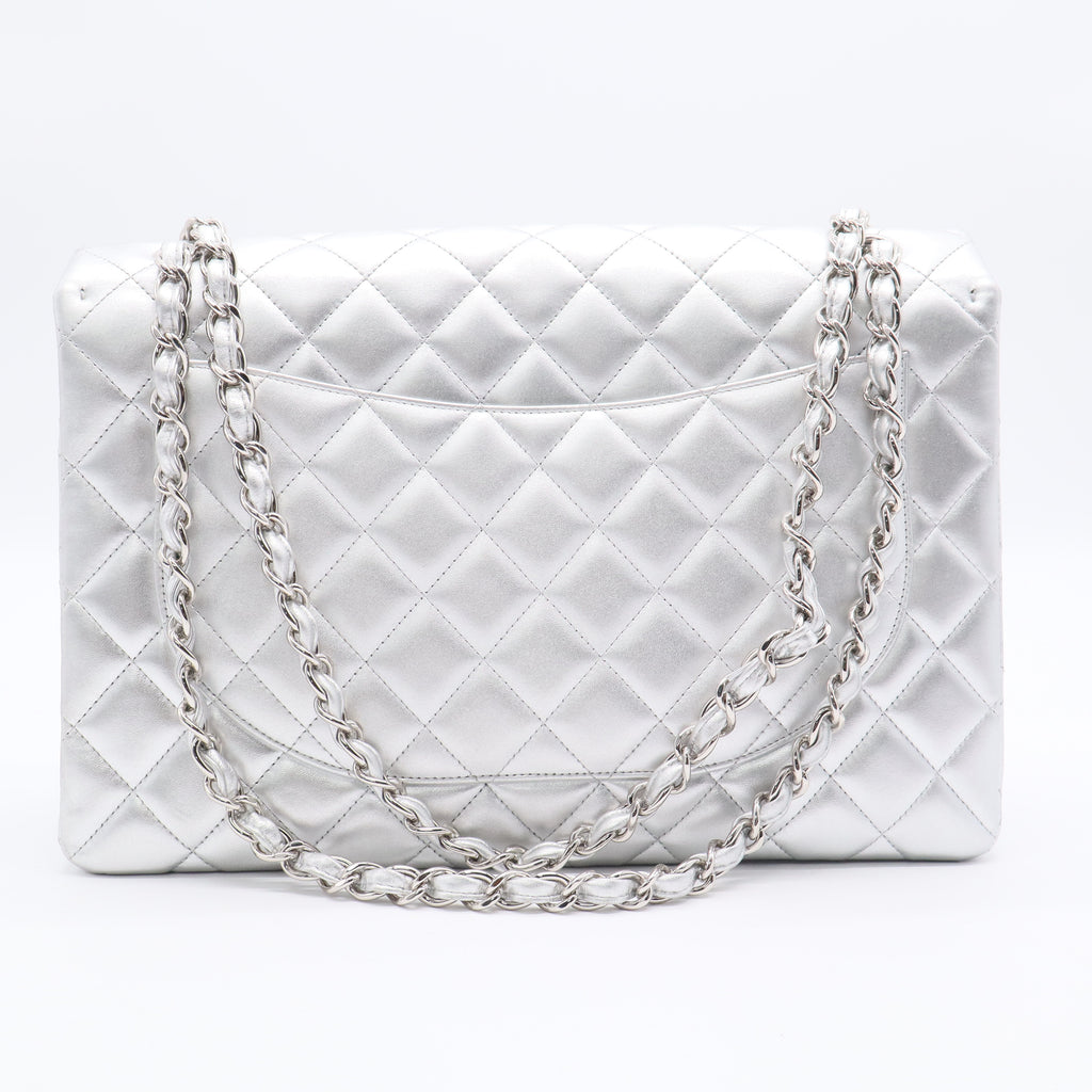 Classic Single Flap Bag Quilted Lambskin Jumbo