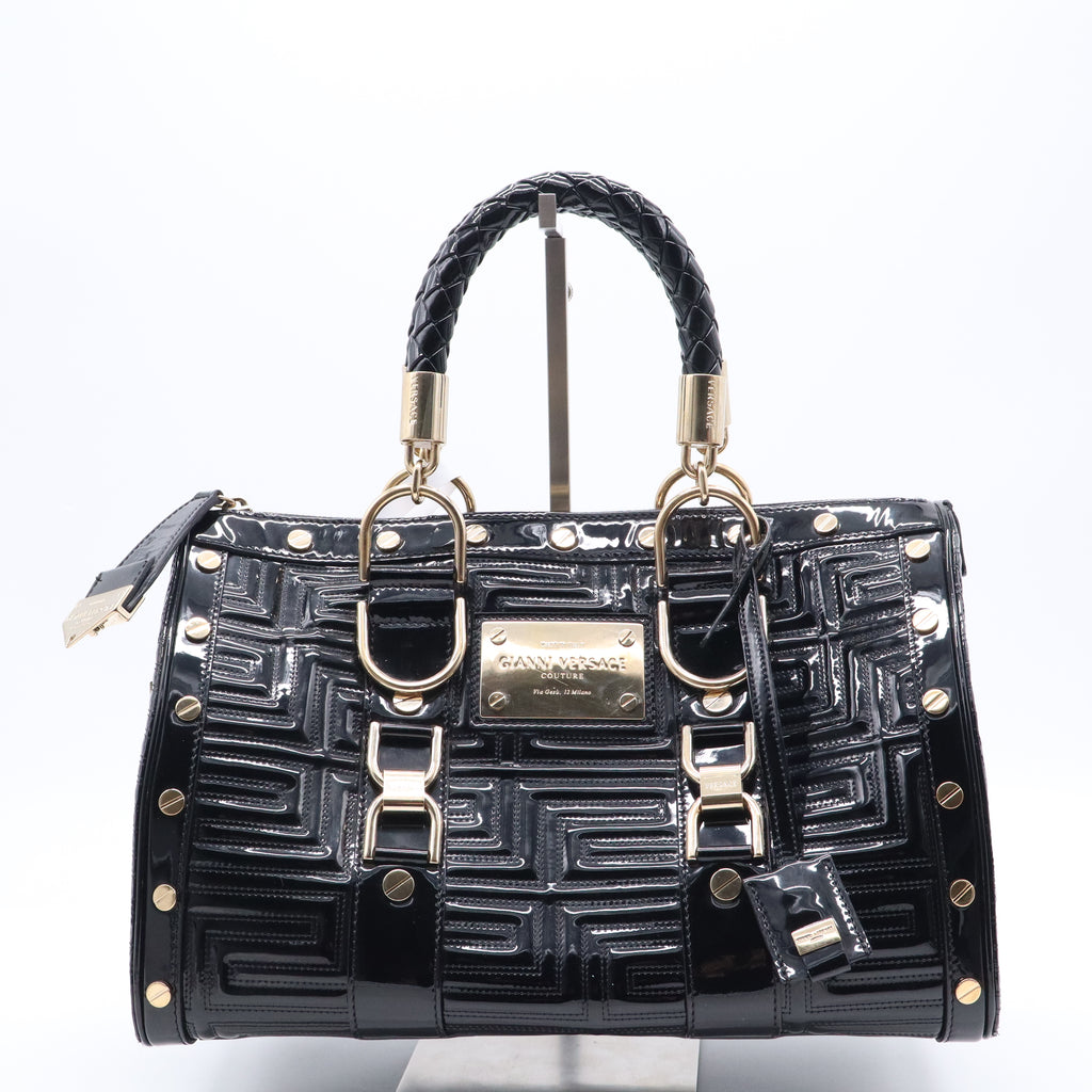 Snap Out Of It Bag Quilted Patent Medium Twins B21439