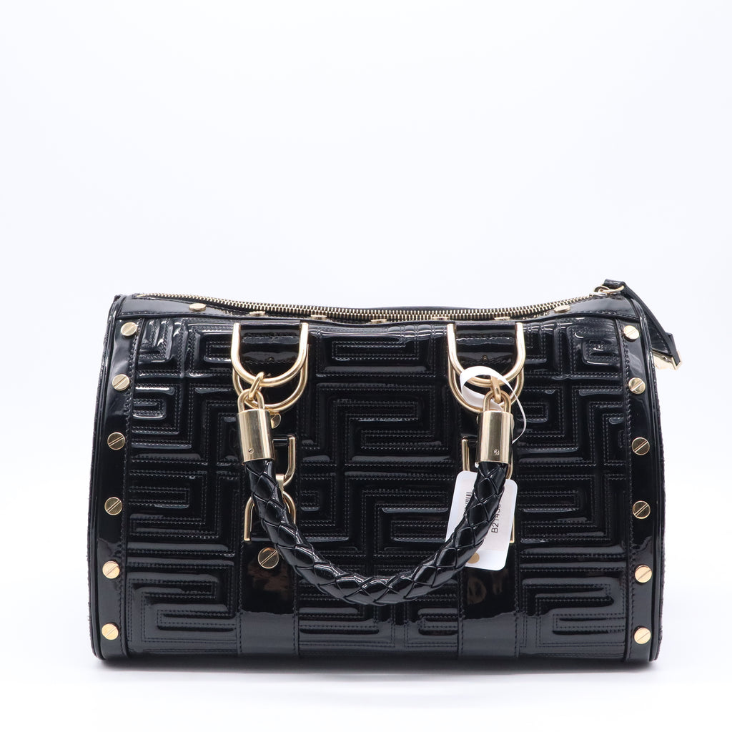 Snap Out Of It Bag Quilted Patent Medium Twins B21439