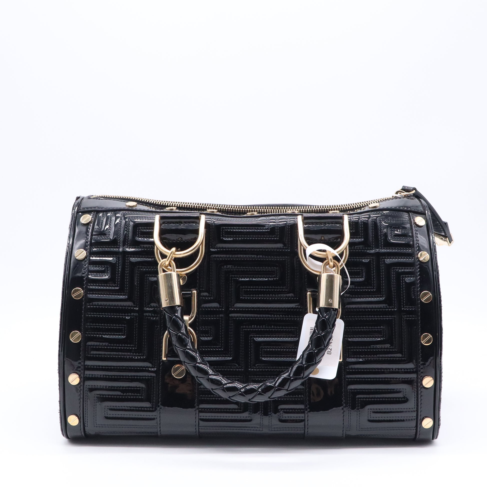Snap Out Of It Bag Quilted Patent Medium Twins B21439