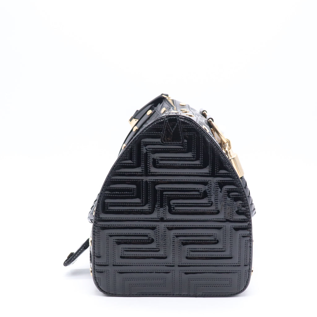 Snap Out Of It Bag Quilted Patent Medium Twins B21439