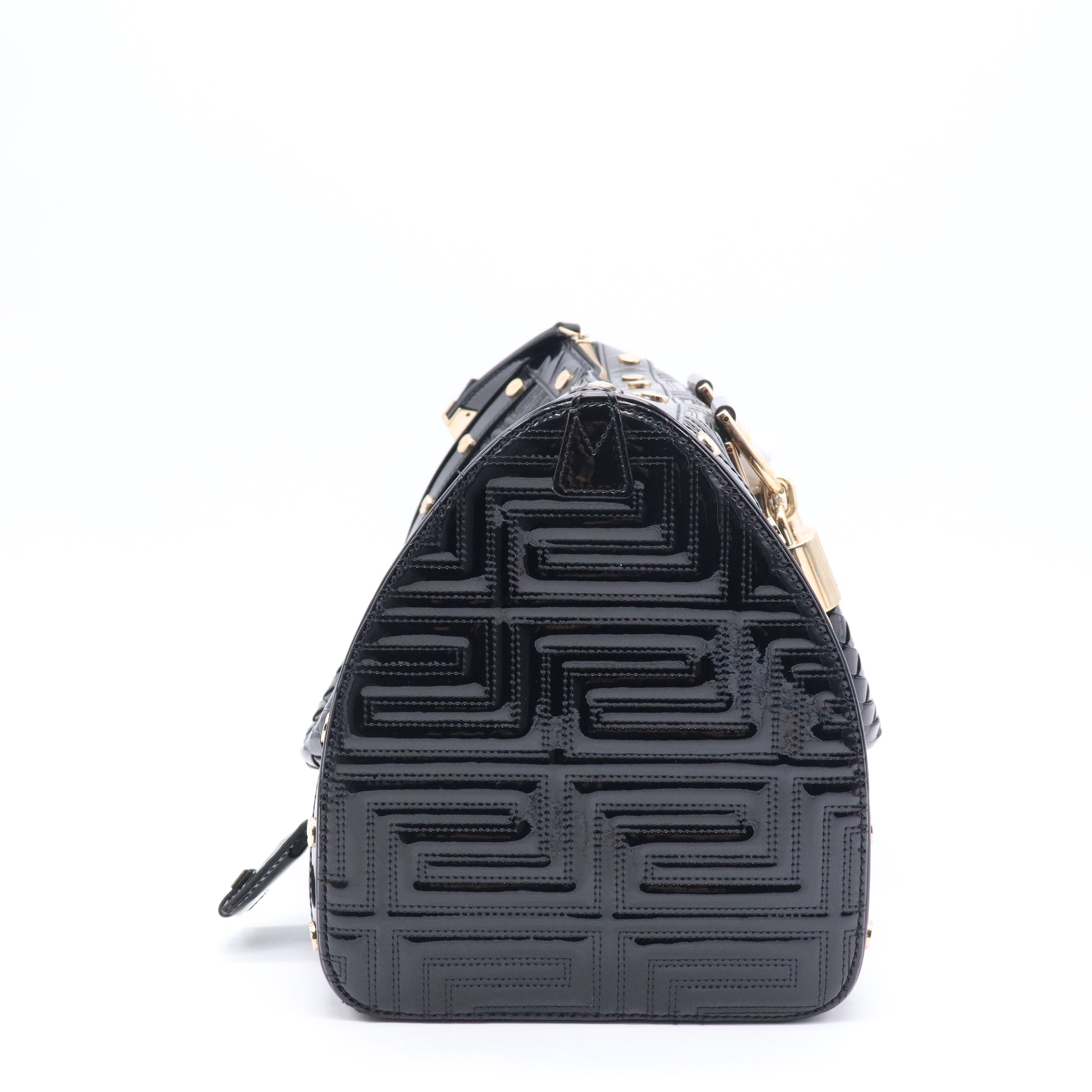 Snap Out Of It Bag Quilted Patent Medium Twins B21439