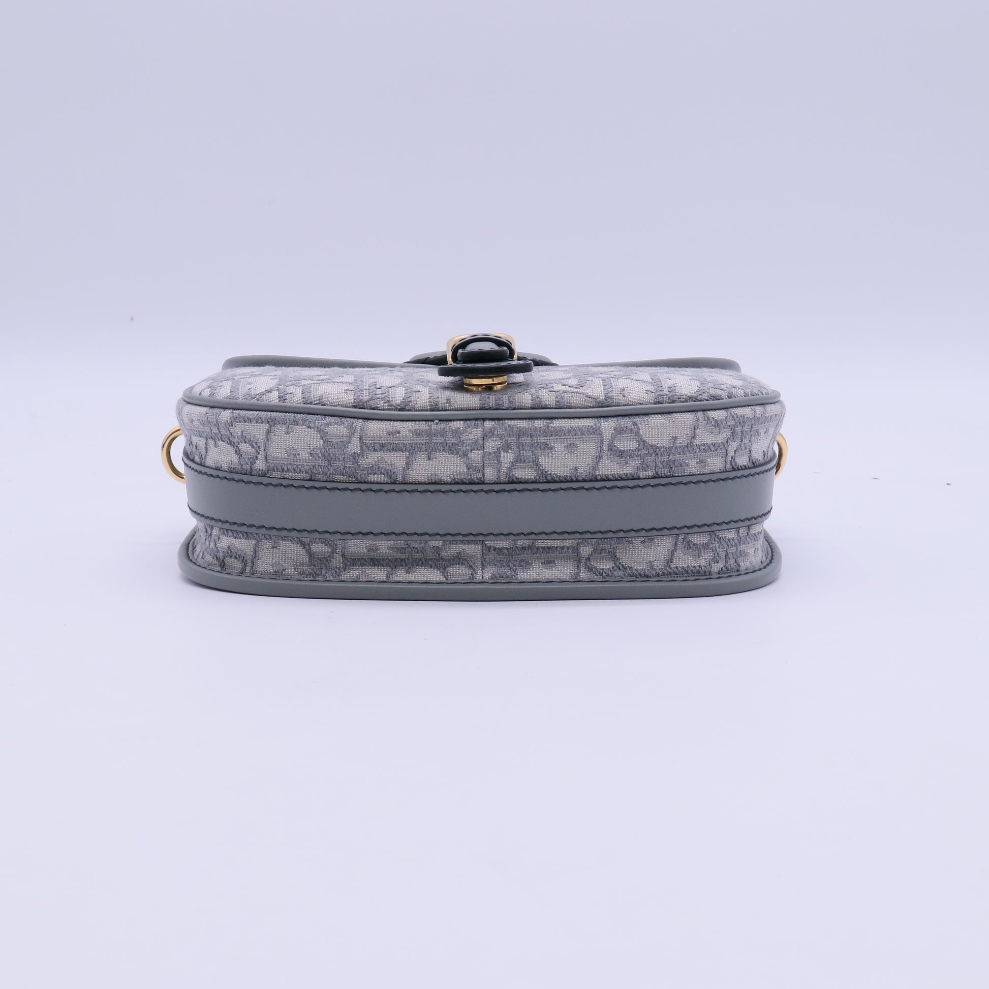 Medium Dior Bobby Bag in Gray Dior Oblique Jacquard B21743