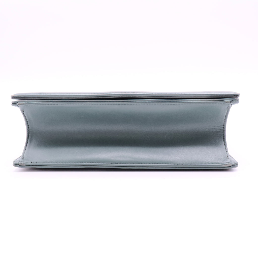 Blue Small Studded Calfskin Diorama Crossbody Twins