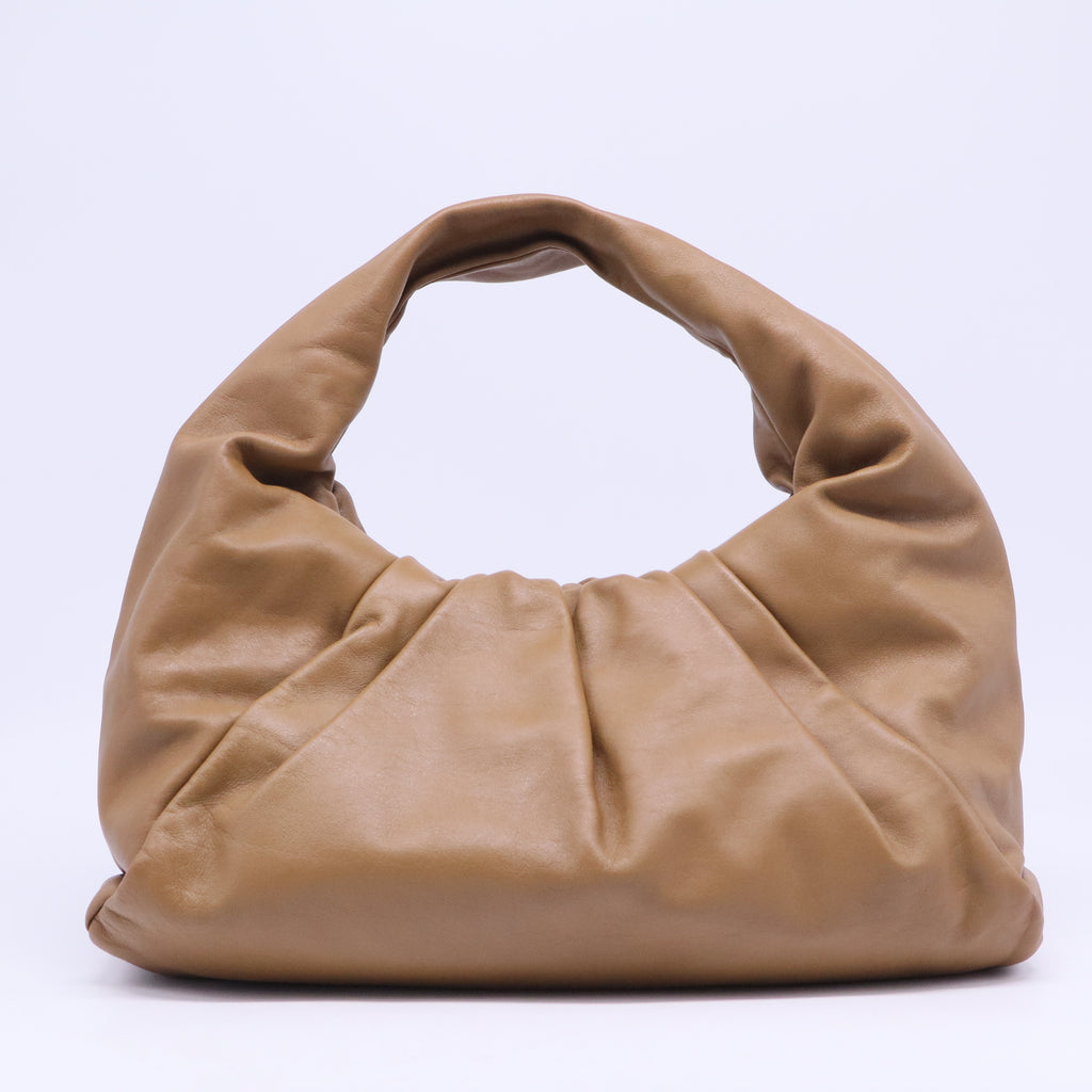 Smooth Butter Calfskin Large The Shoulder Pouch Teak