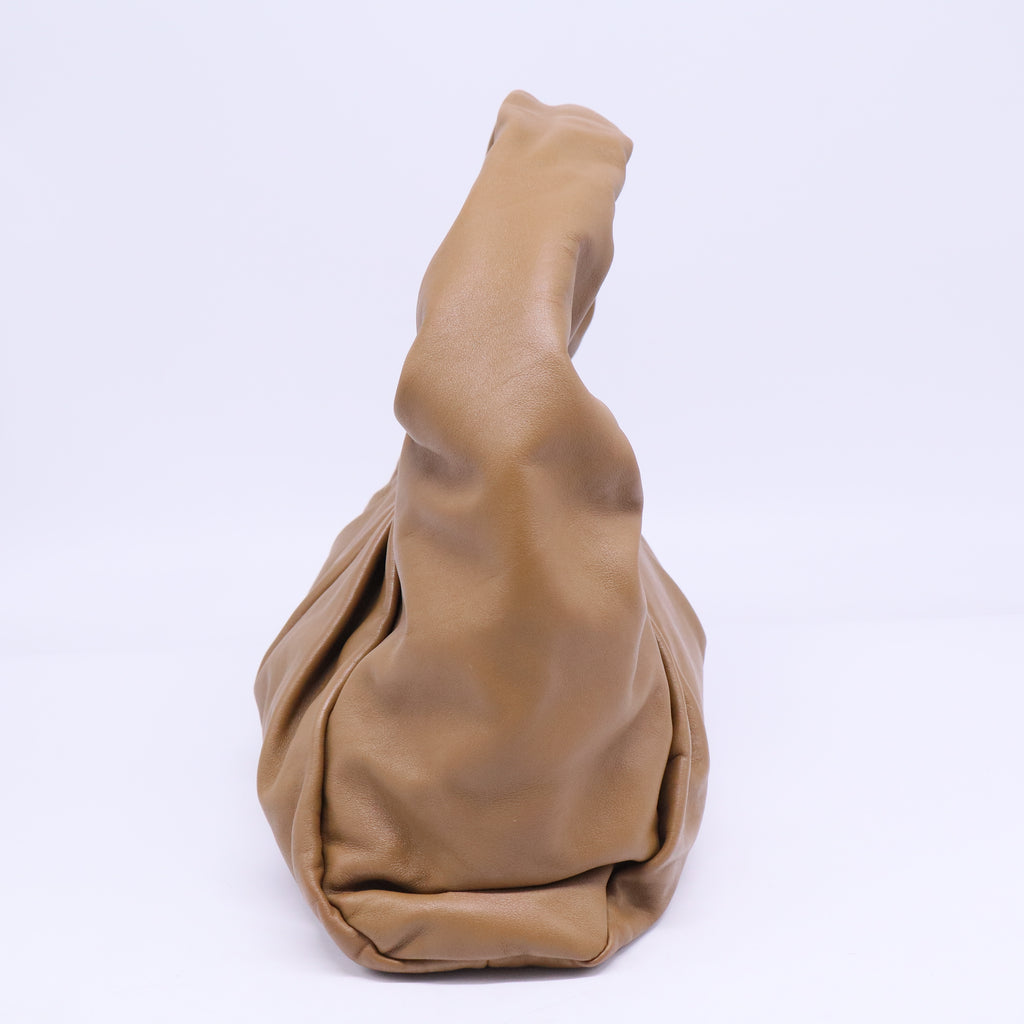 Smooth Butter Calfskin Large The Shoulder Pouch Teak