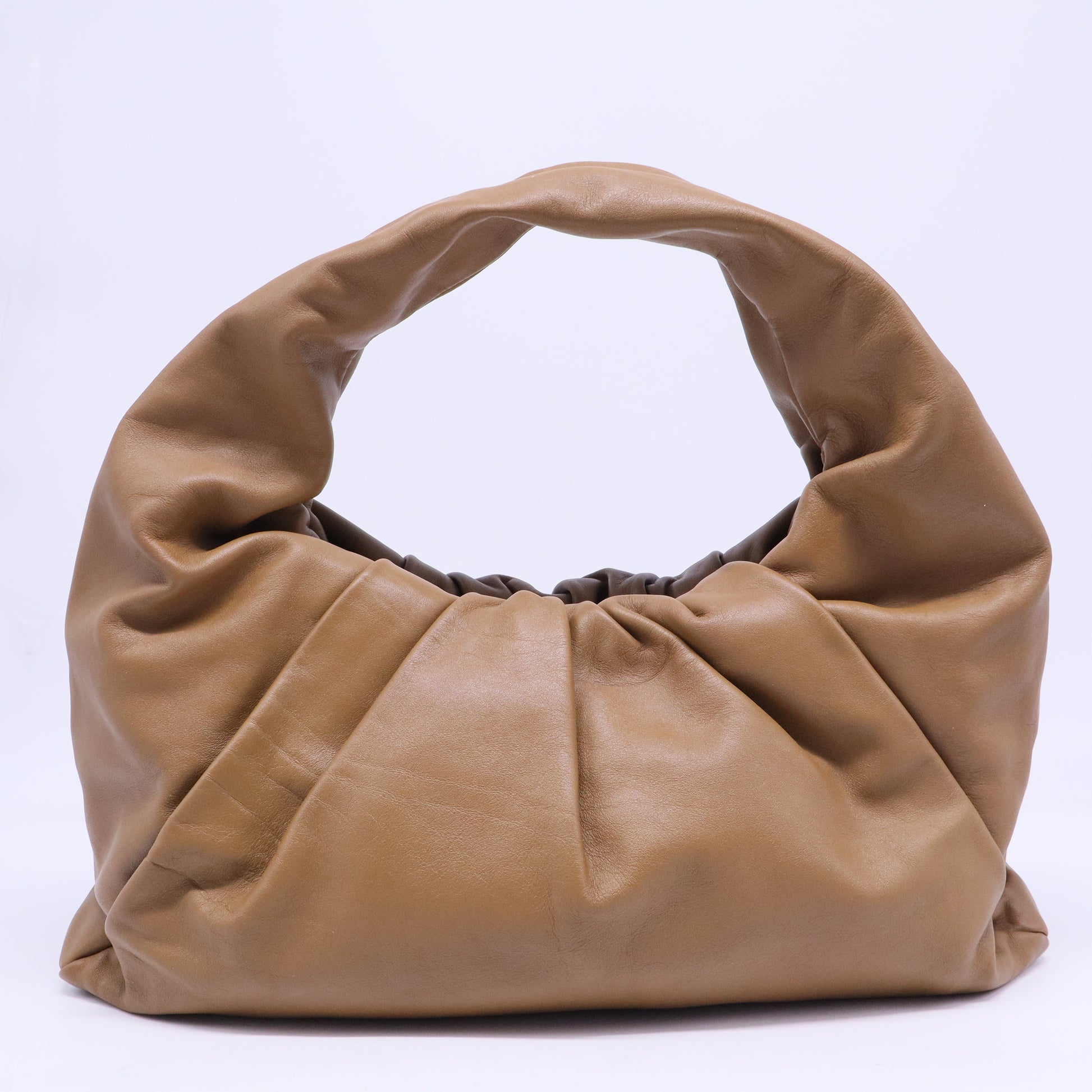 Smooth Butter Calfskin Large The Shoulder Pouch Teak