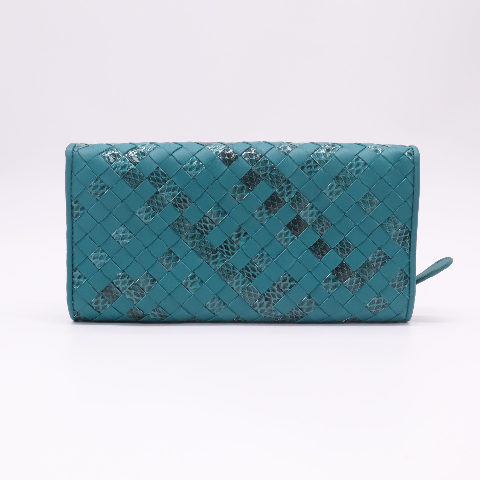 Bottega Veneta Intrecciato Nappa and Ayers Flap Continental Wallet W22395