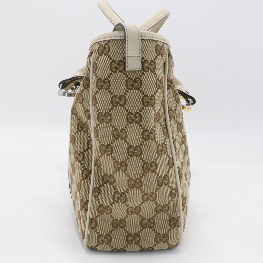 Miss GG Tote GG Canvas with Leather Medium