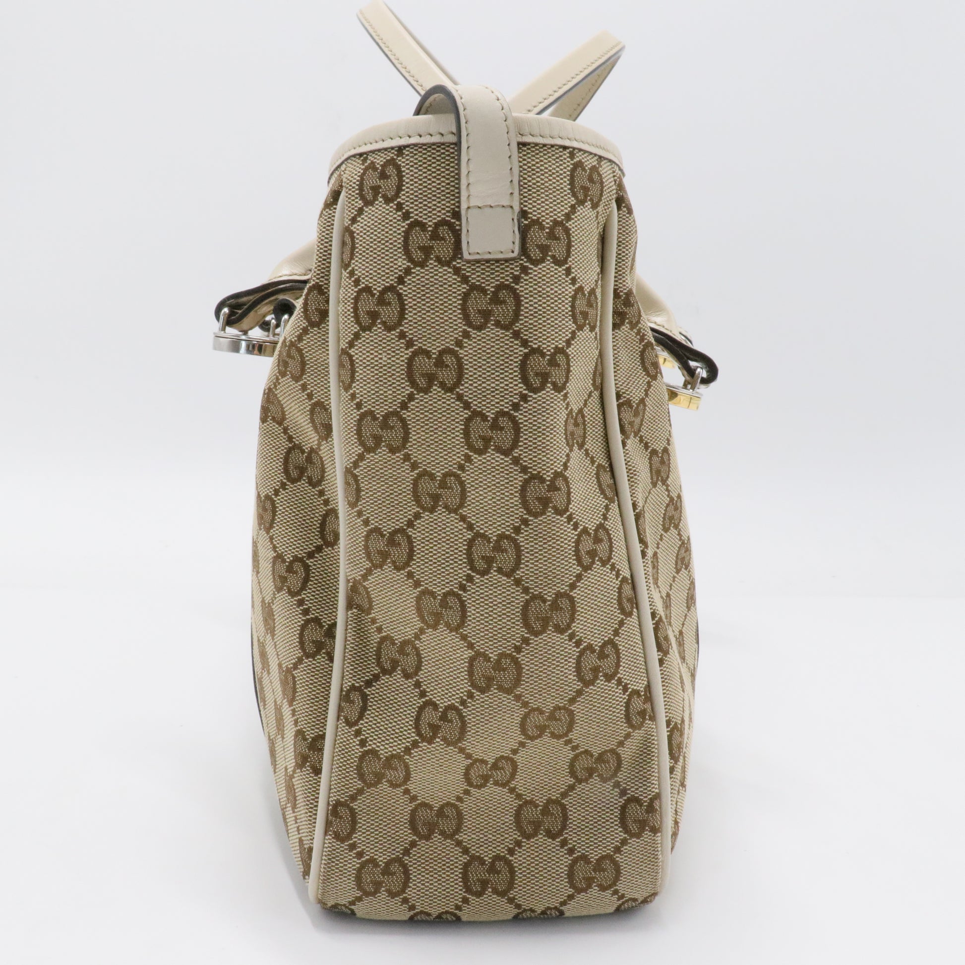 Miss GG Tote GG Canvas with Leather Medium