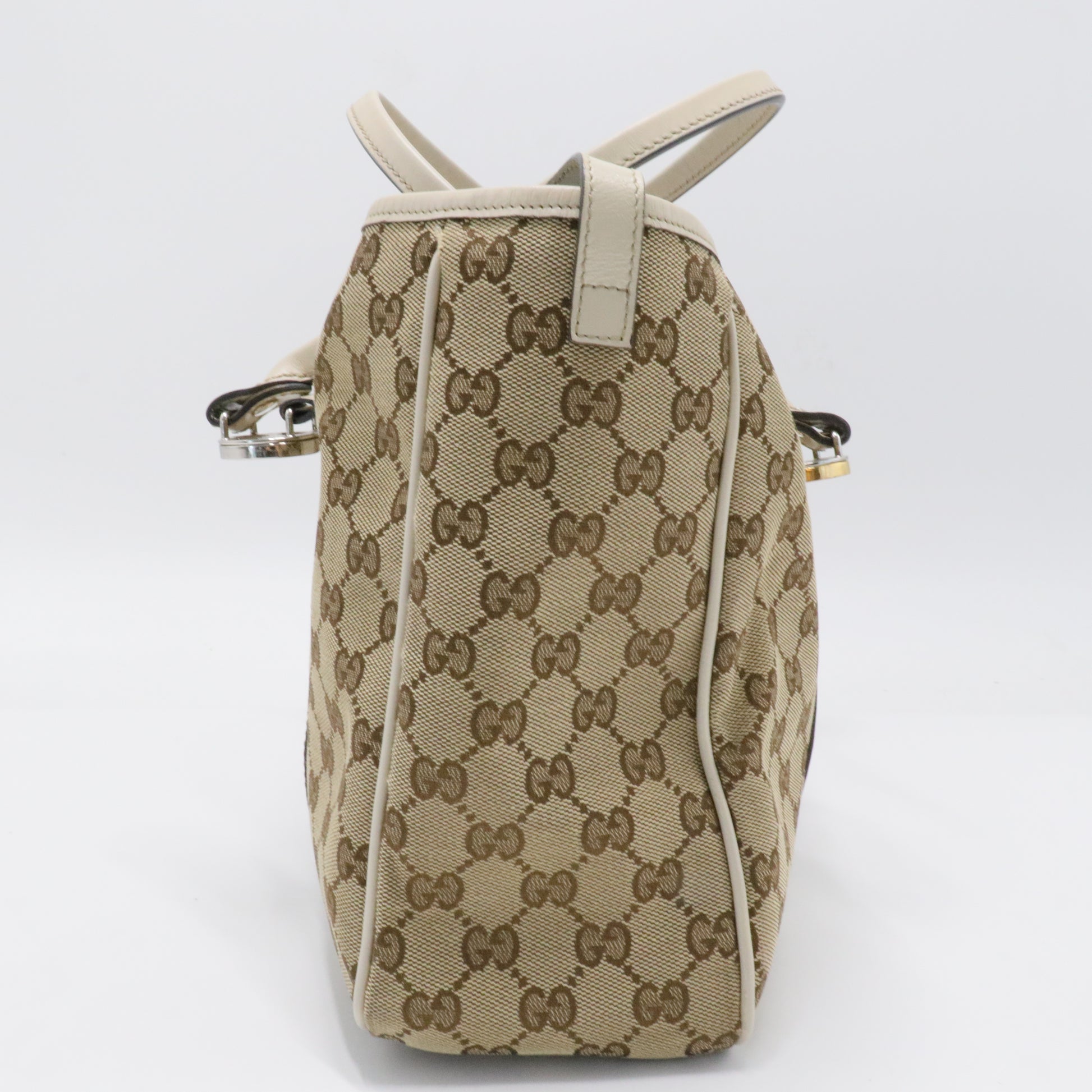 Miss GG Tote GG Canvas with Leather Medium