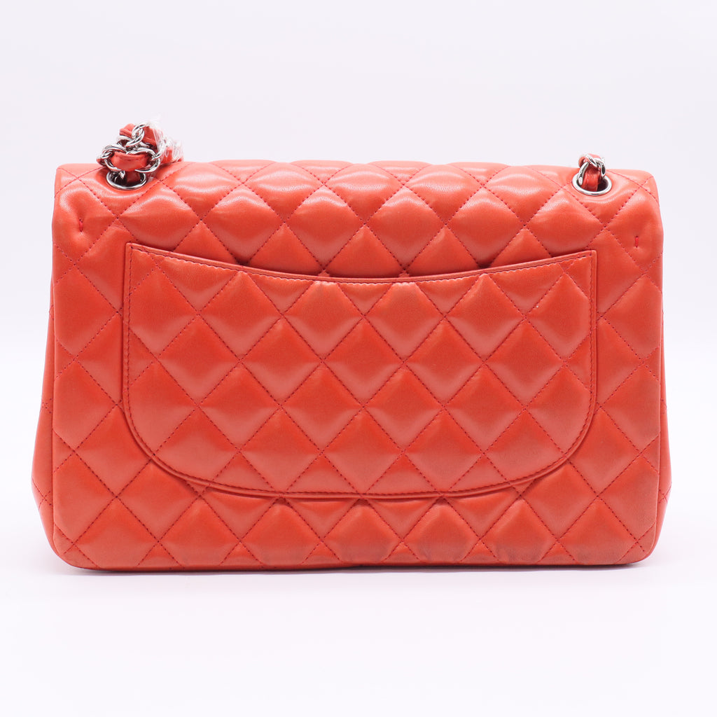 Chanel Classic Double Flap Bag Quilted Lambskin Jumbo Twins LDJ2574
