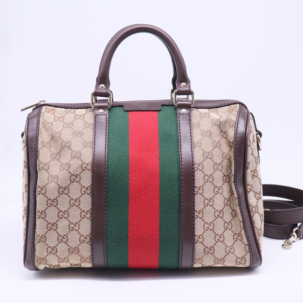 Vintage Web Original GG Boston Bag