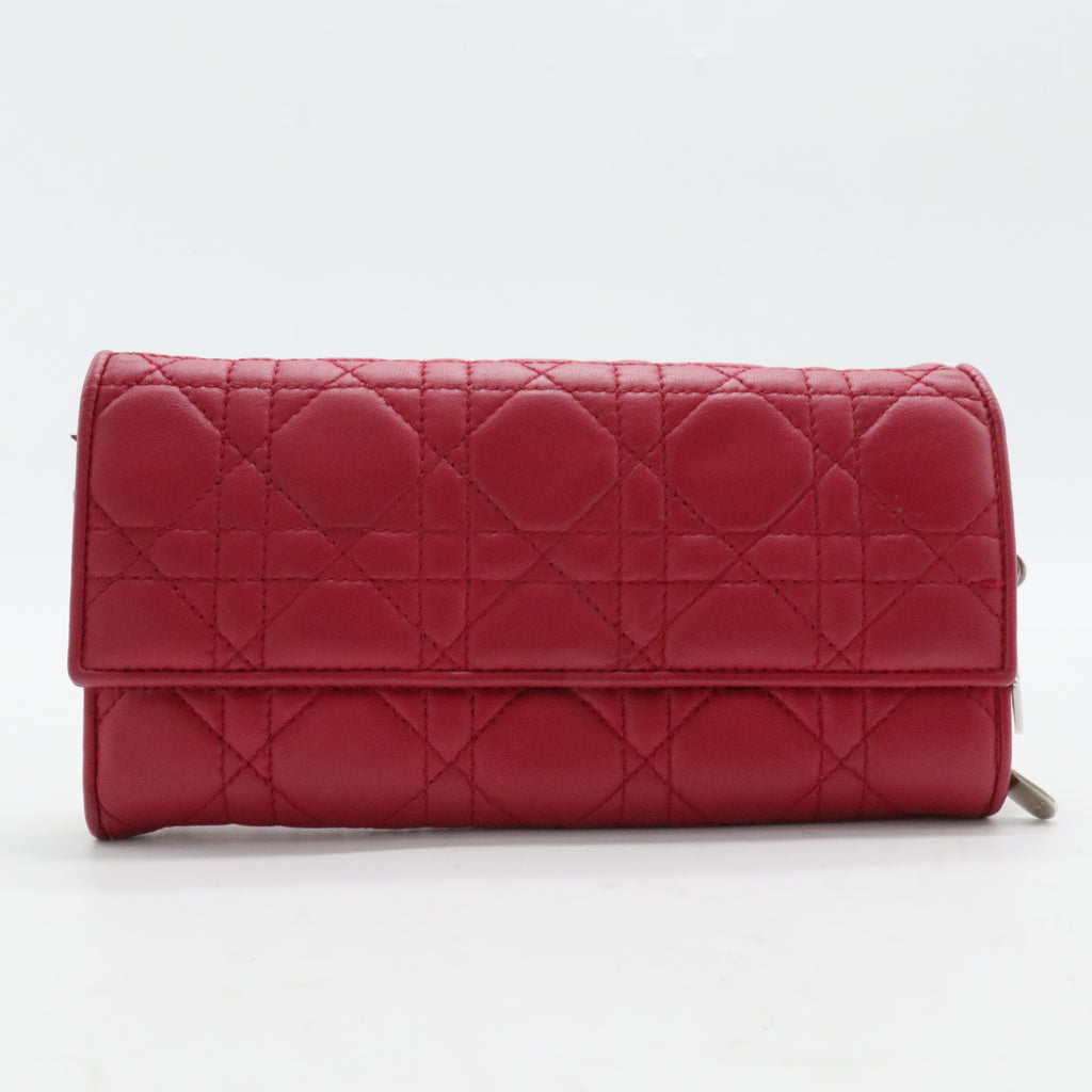 Quilted Cannage Leather Lady Dior Wallet