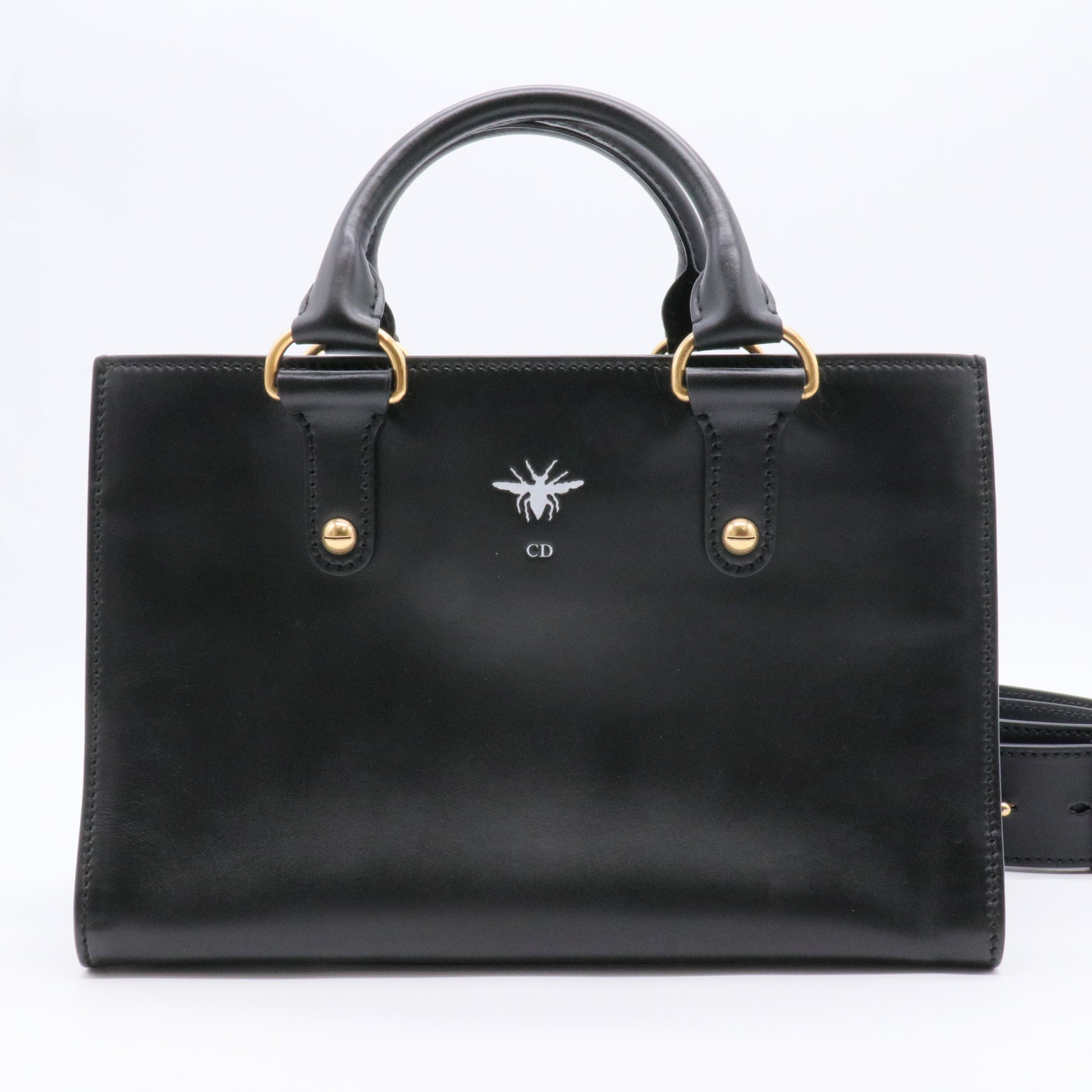 D-Bee Top Handle Bag Leather for Gisel