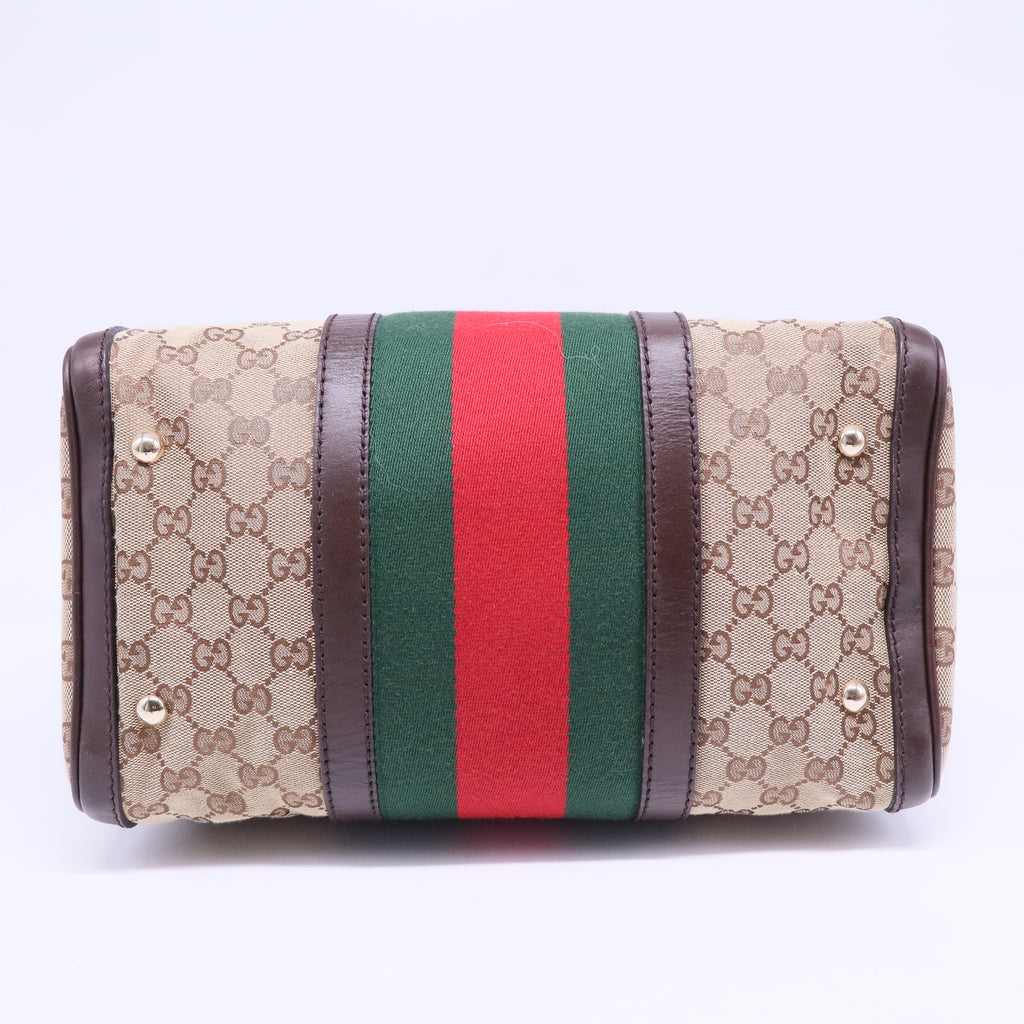 Vintage Web Original GG Boston Bag