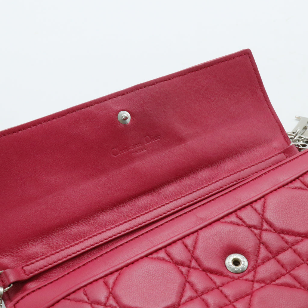 Quilted Cannage Leather Lady Dior Wallet