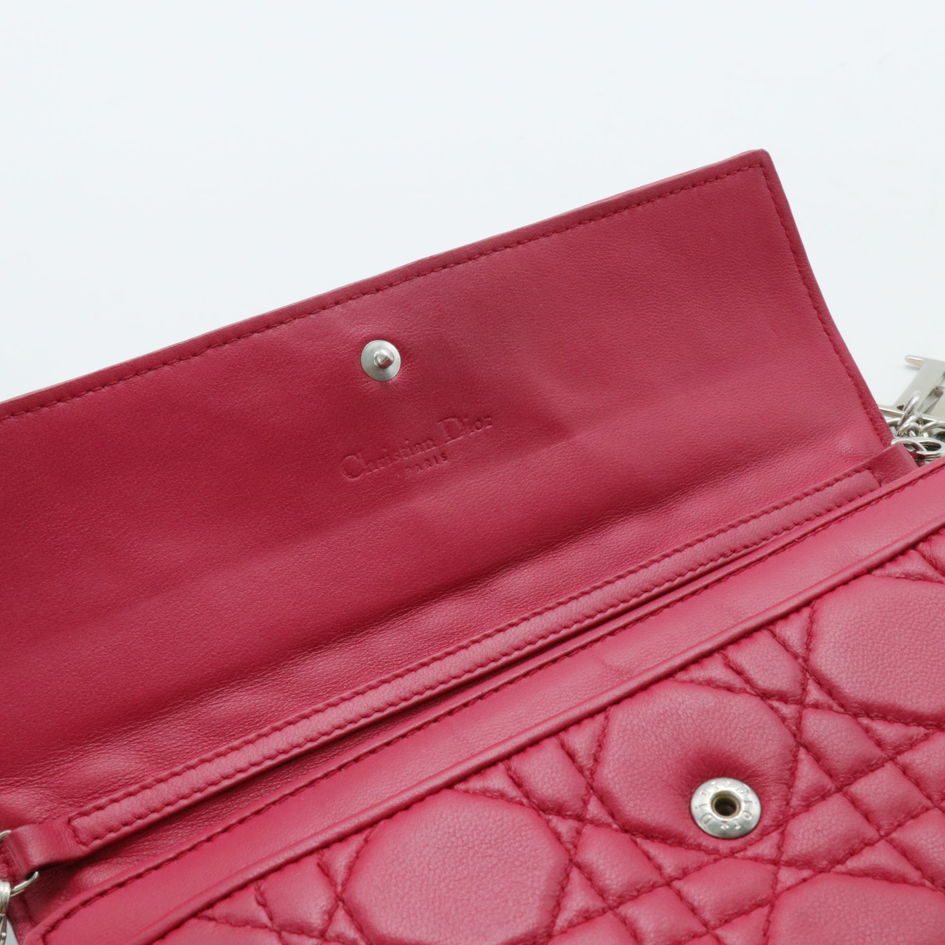 Quilted Cannage Leather Lady Dior Wallet