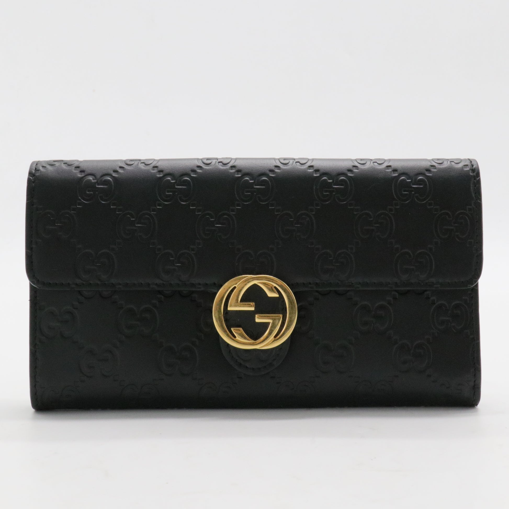 Icon Continental Wallet Guccissima Leather