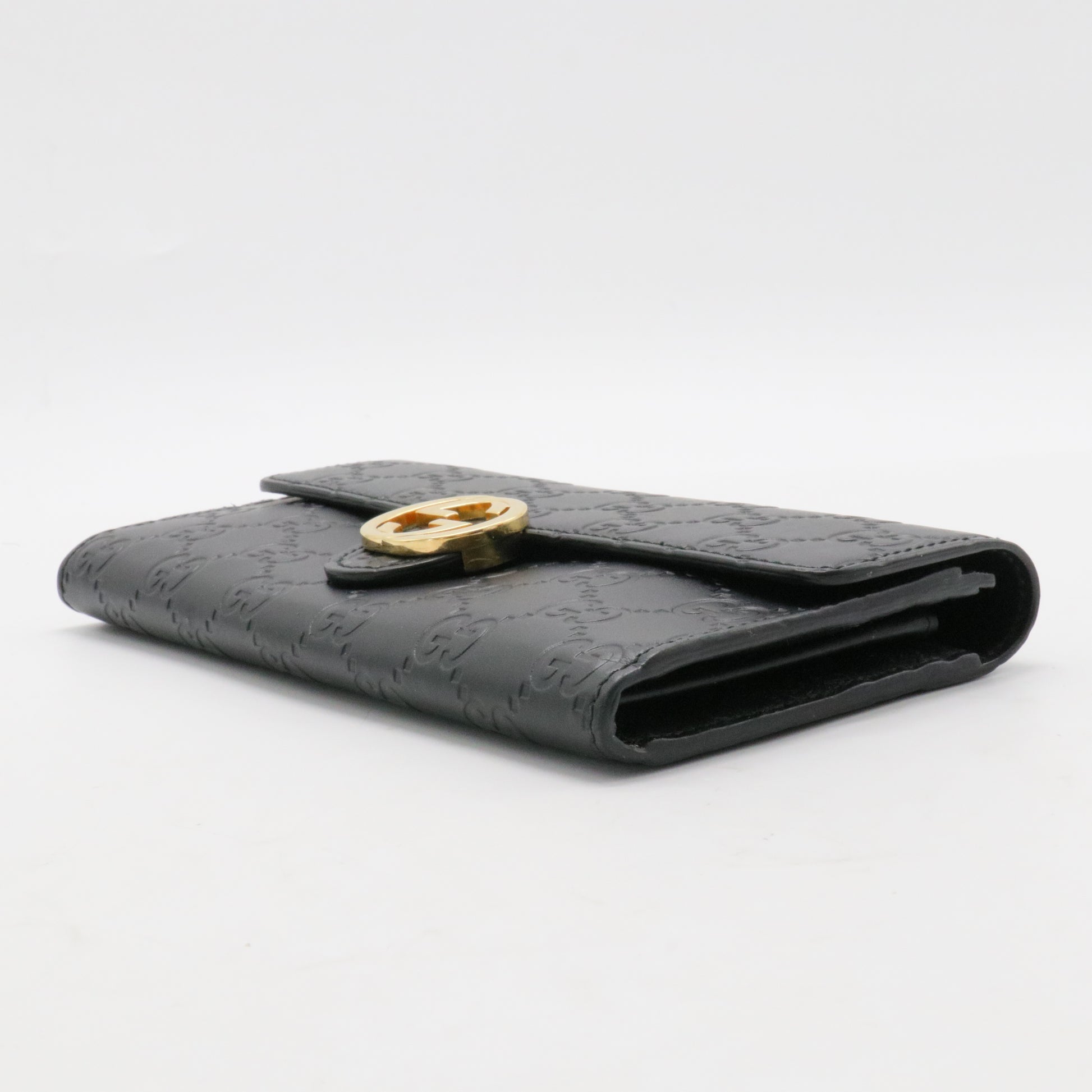 Icon Continental Wallet Guccissima Leather