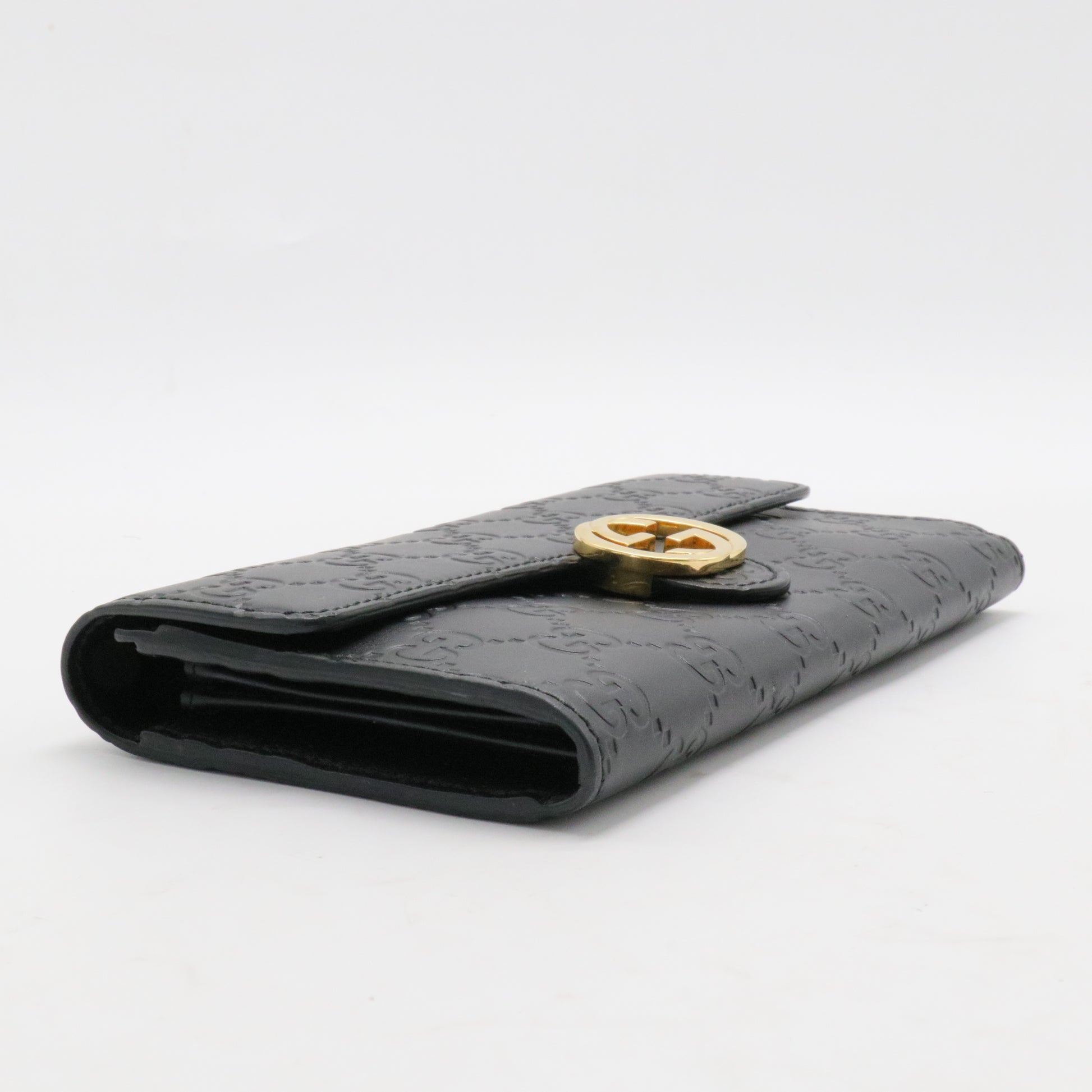 Icon Continental Wallet Guccissima Leather