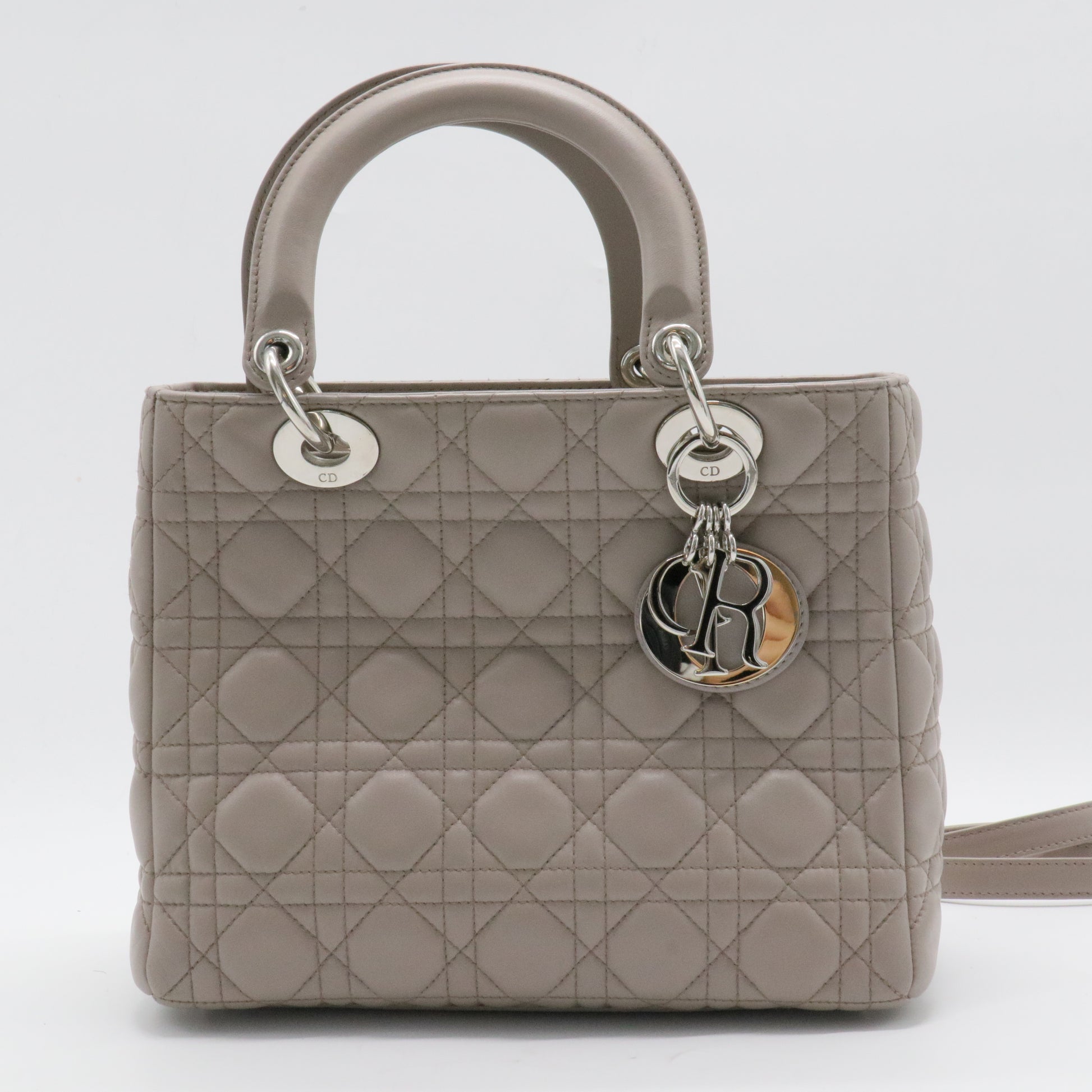 Lady Dior Bag Cannage Quilt Lambskin Medium