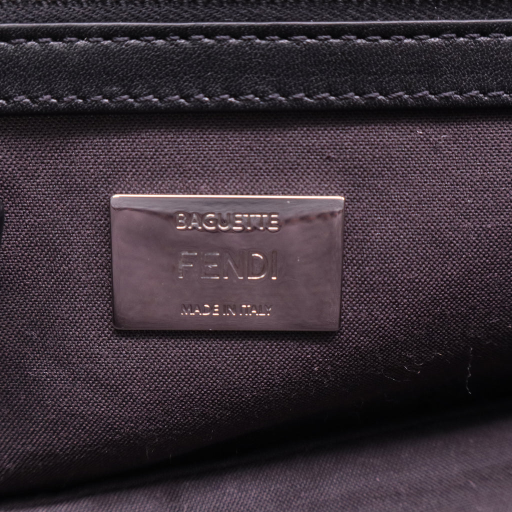 Baguette shearling handbag in pink Twins