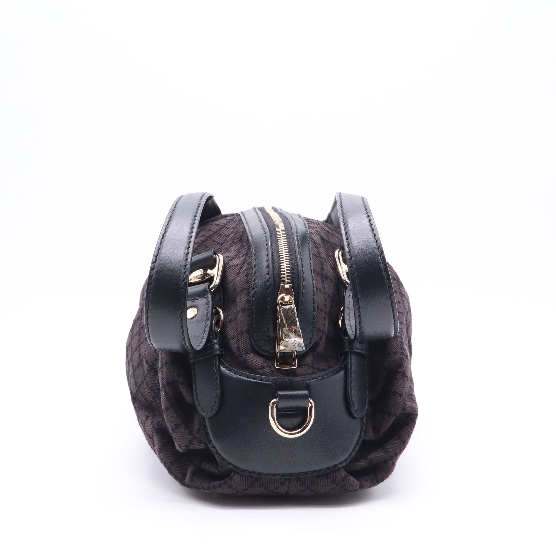 Gucci Diamante Canvas Bridle Satchel Twins B21791