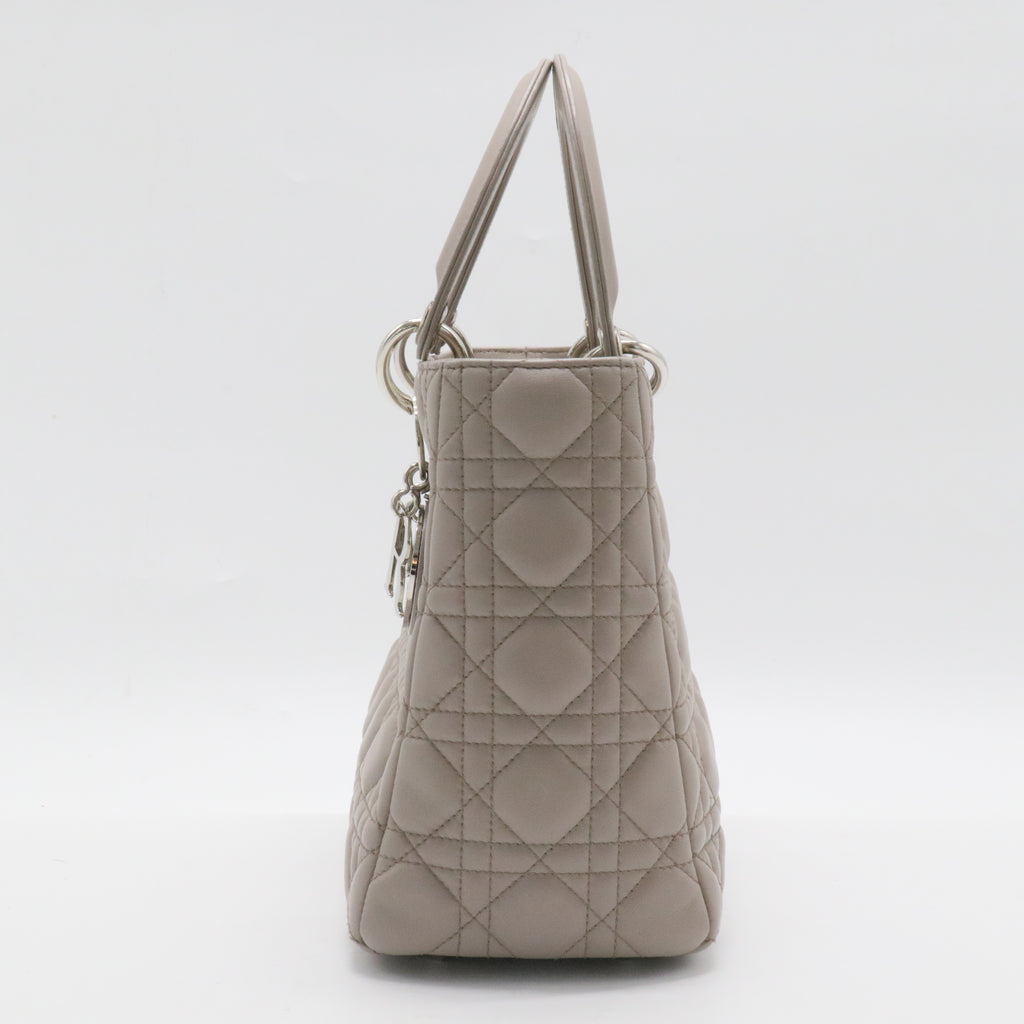 Lady Dior Bag Cannage Quilt Lambskin Medium
