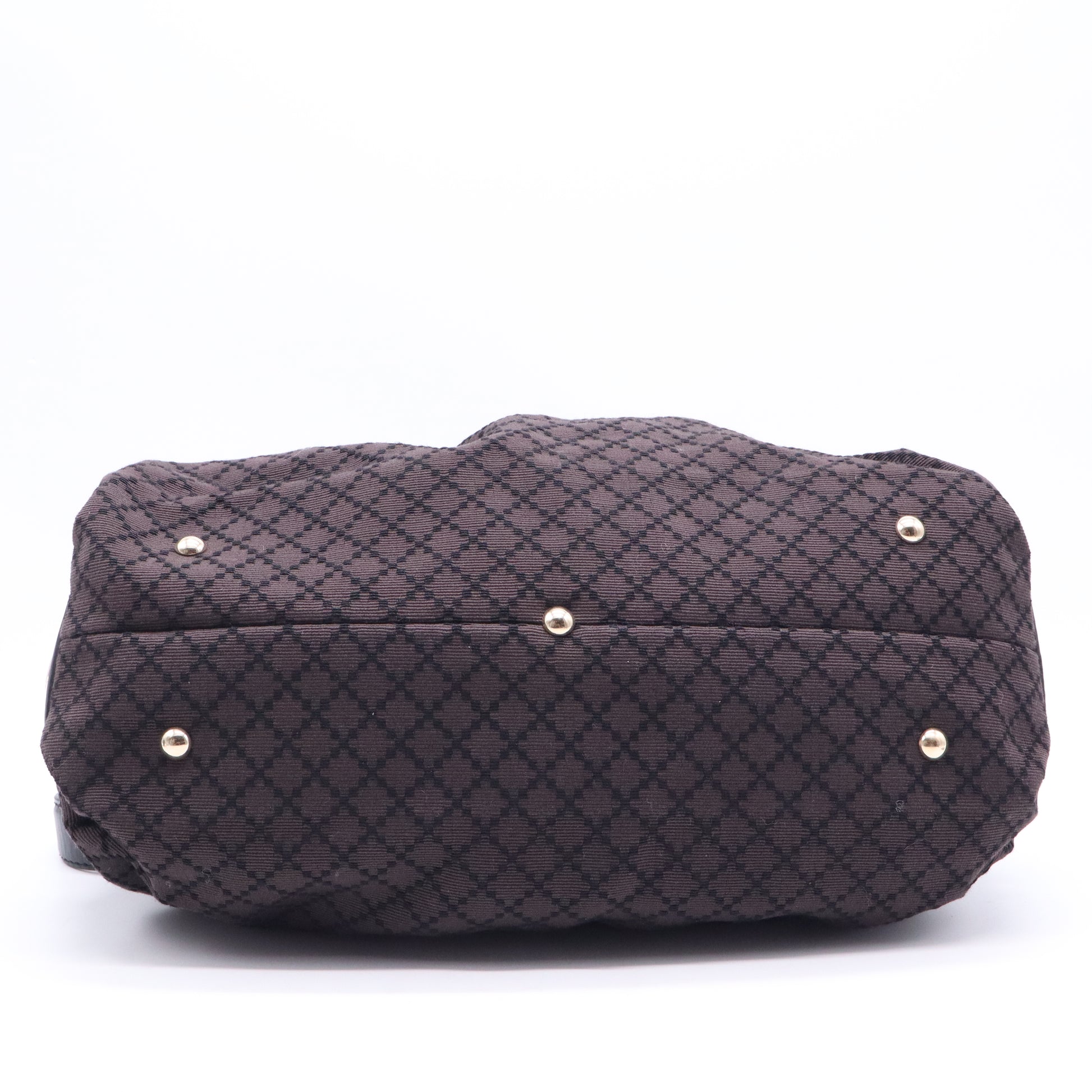 Gucci Diamante Canvas Bridle Satchel Twins B21791