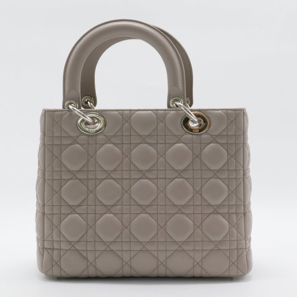 Lady Dior Bag Cannage Quilt Lambskin Medium