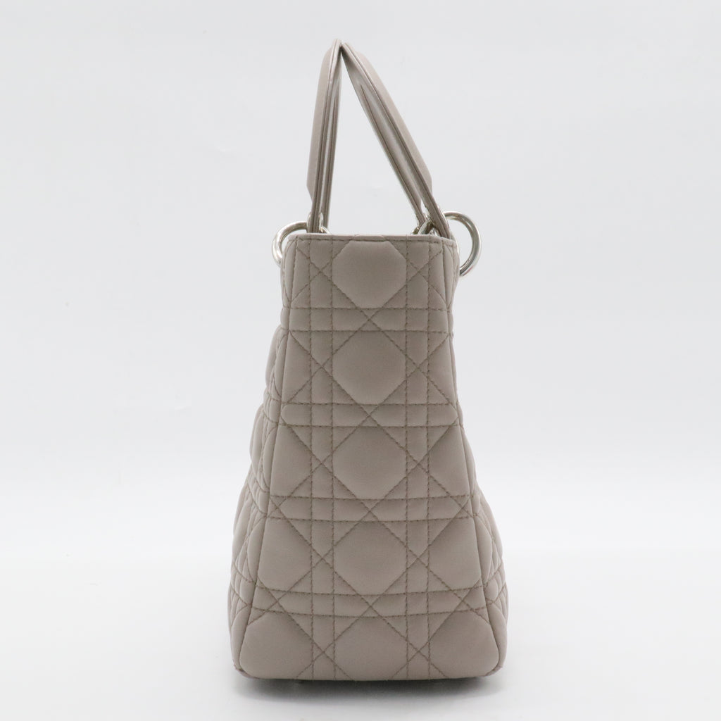 Lady Dior Bag Cannage Quilt Lambskin Medium