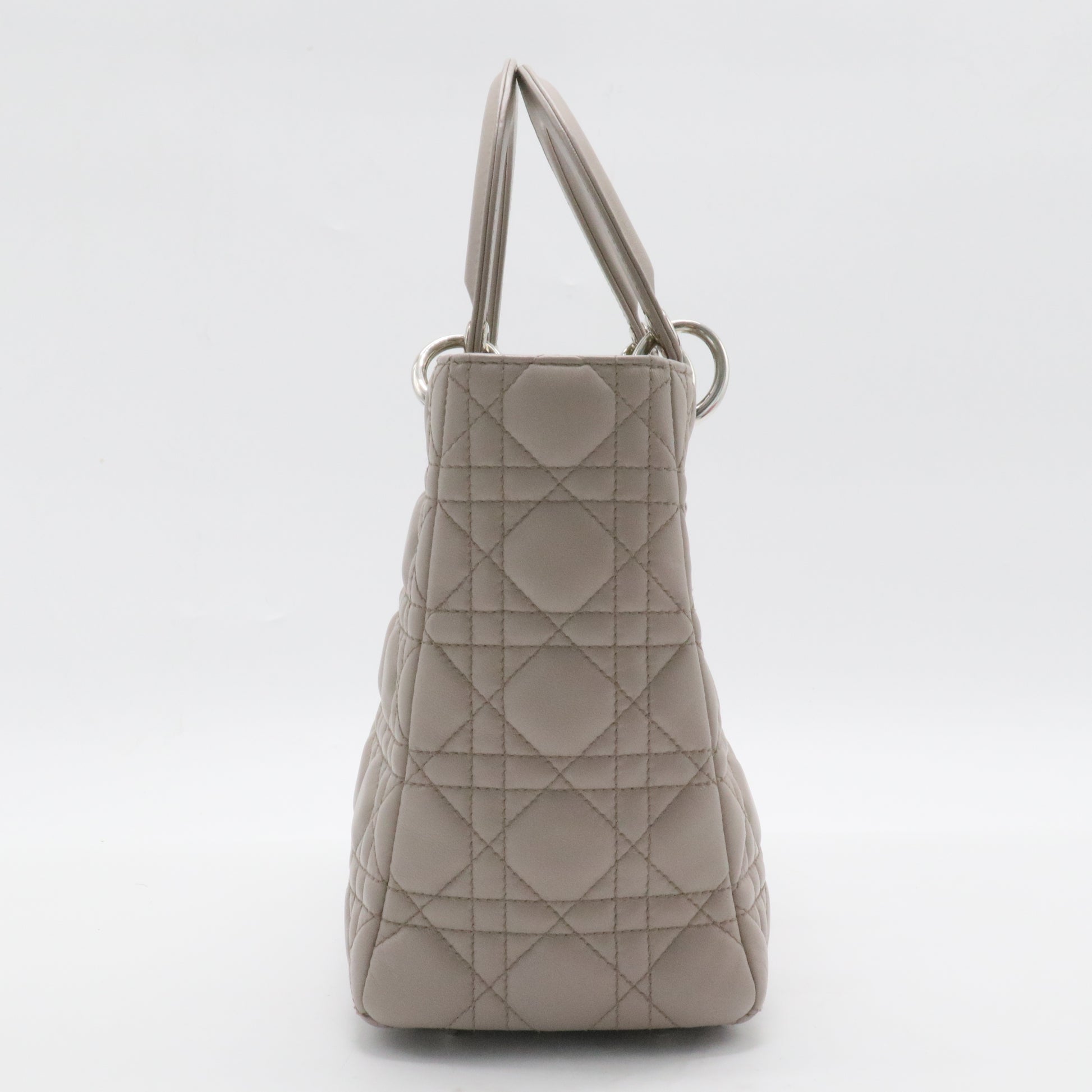 Lady Dior Bag Cannage Quilt Lambskin Medium