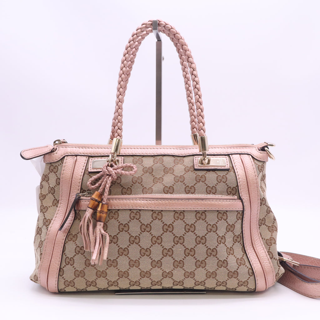 Gucci GG Canvas Bella Top Handle Satchel Bag B24181