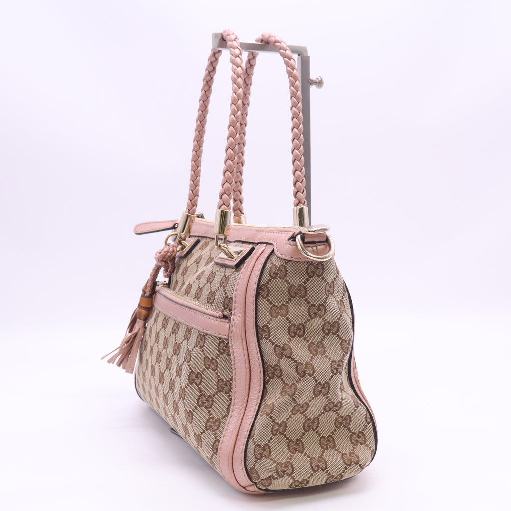 Gucci GG Canvas Bella Top Handle Satchel Bag B24181
