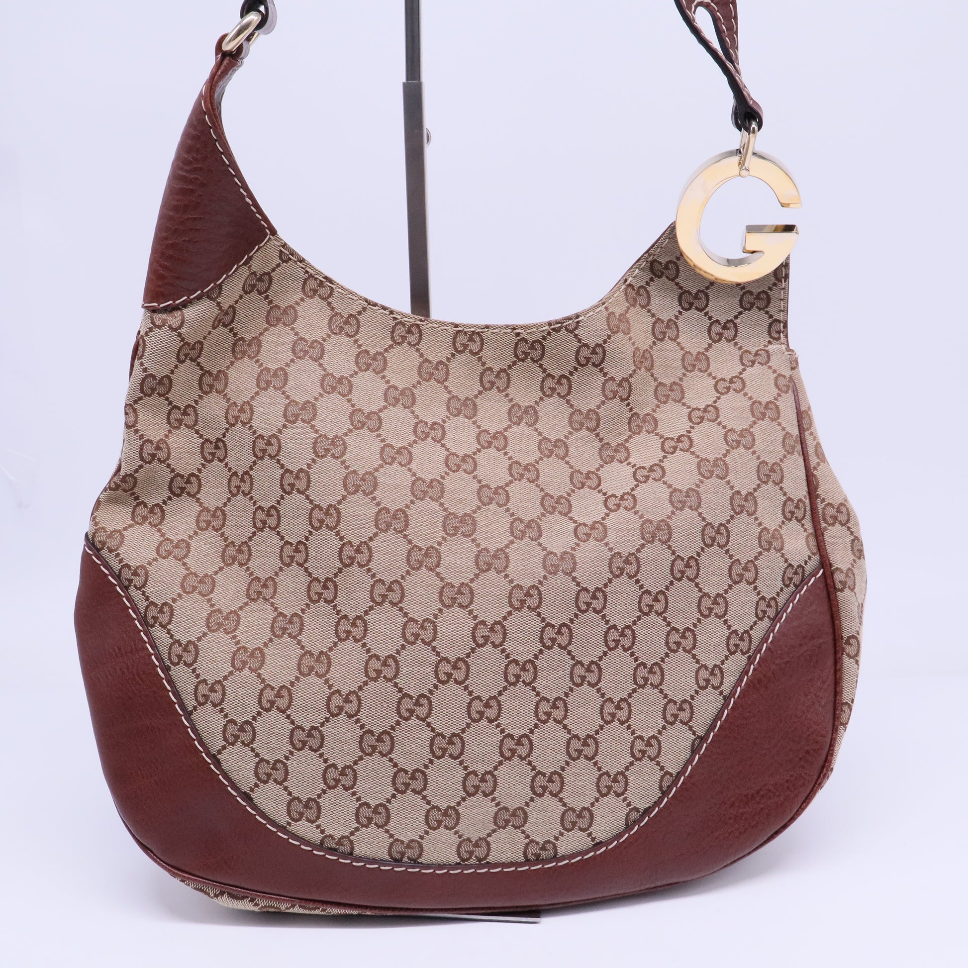 Monogram Medium Charlotte Hobo Brown Sold Out B20604