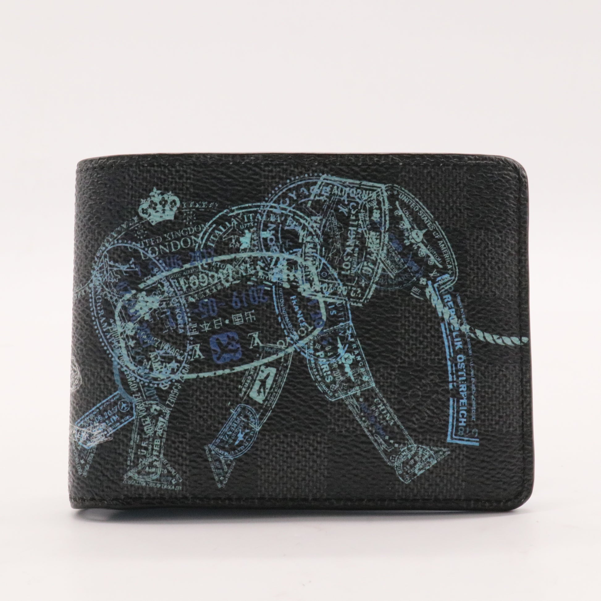 Slender Wallet Limited Edition Wild Animals Damier Graphite
