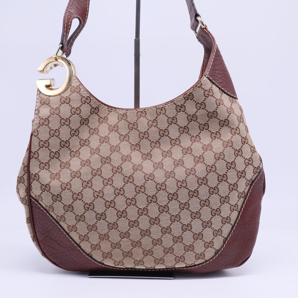 Monogram Medium Charlotte Hobo Brown Sold Out B20604