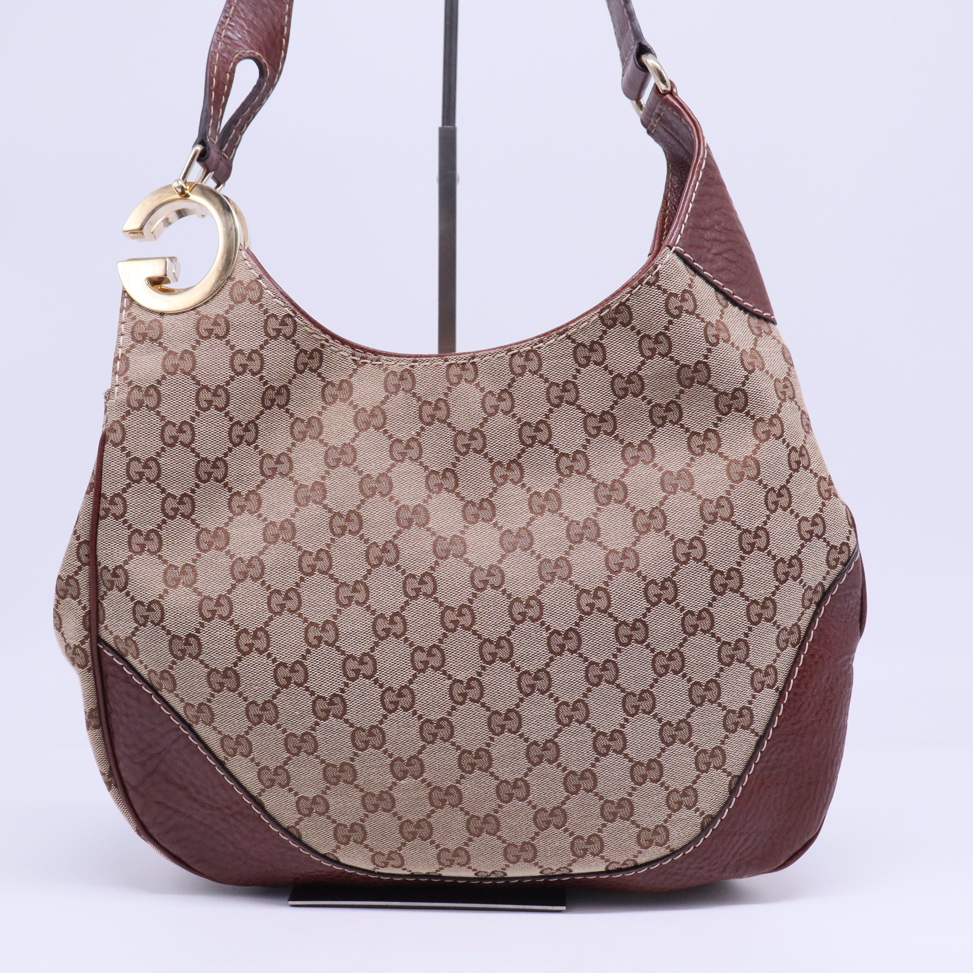 Monogram Medium Charlotte Hobo Brown Sold Out B20604