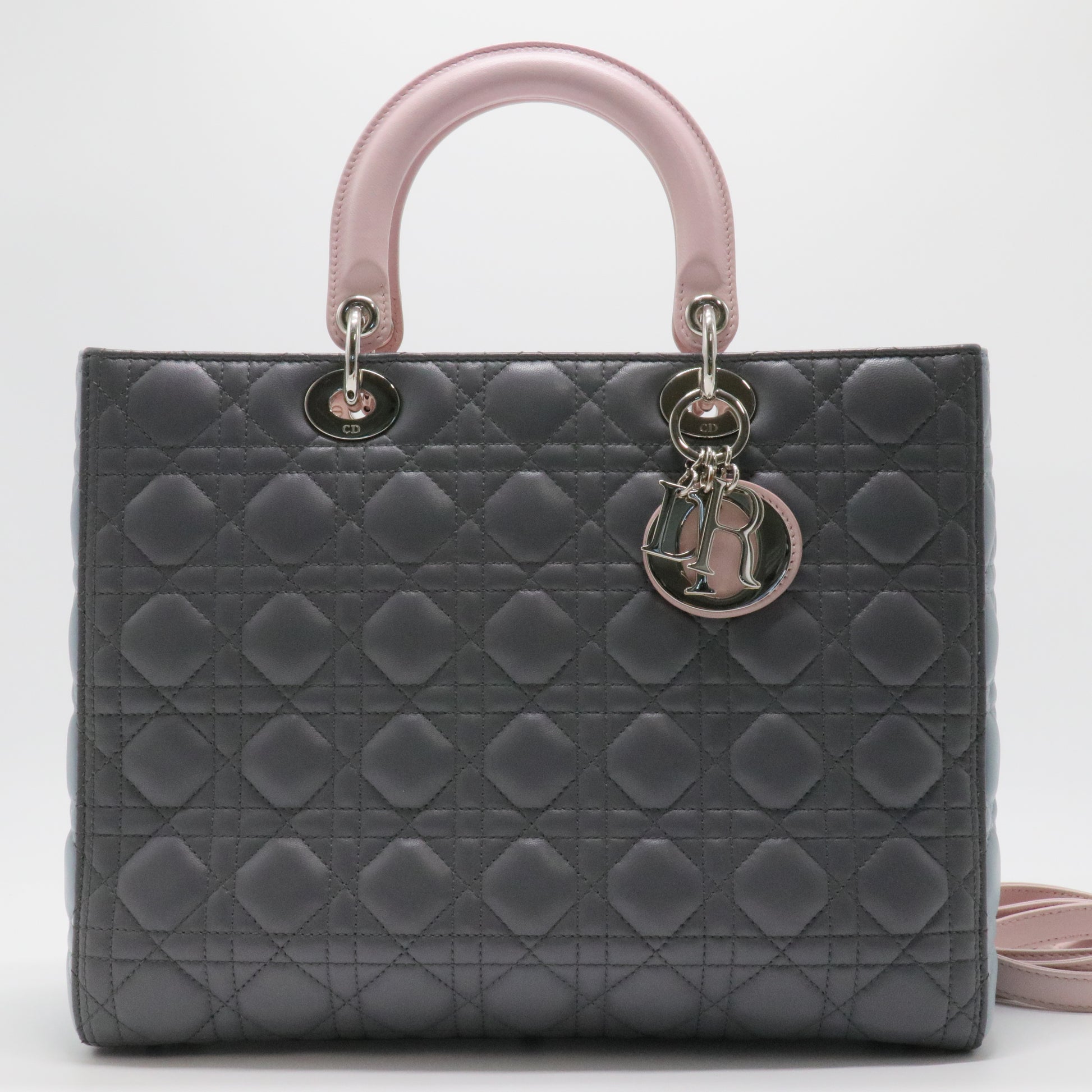 Lady Dior Large Tri Color 2013 Satchel