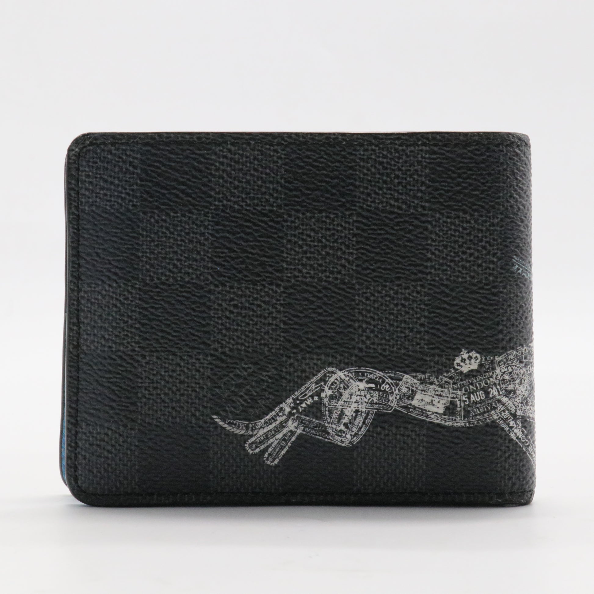 Slender Wallet Limited Edition Wild Animals Damier Graphite