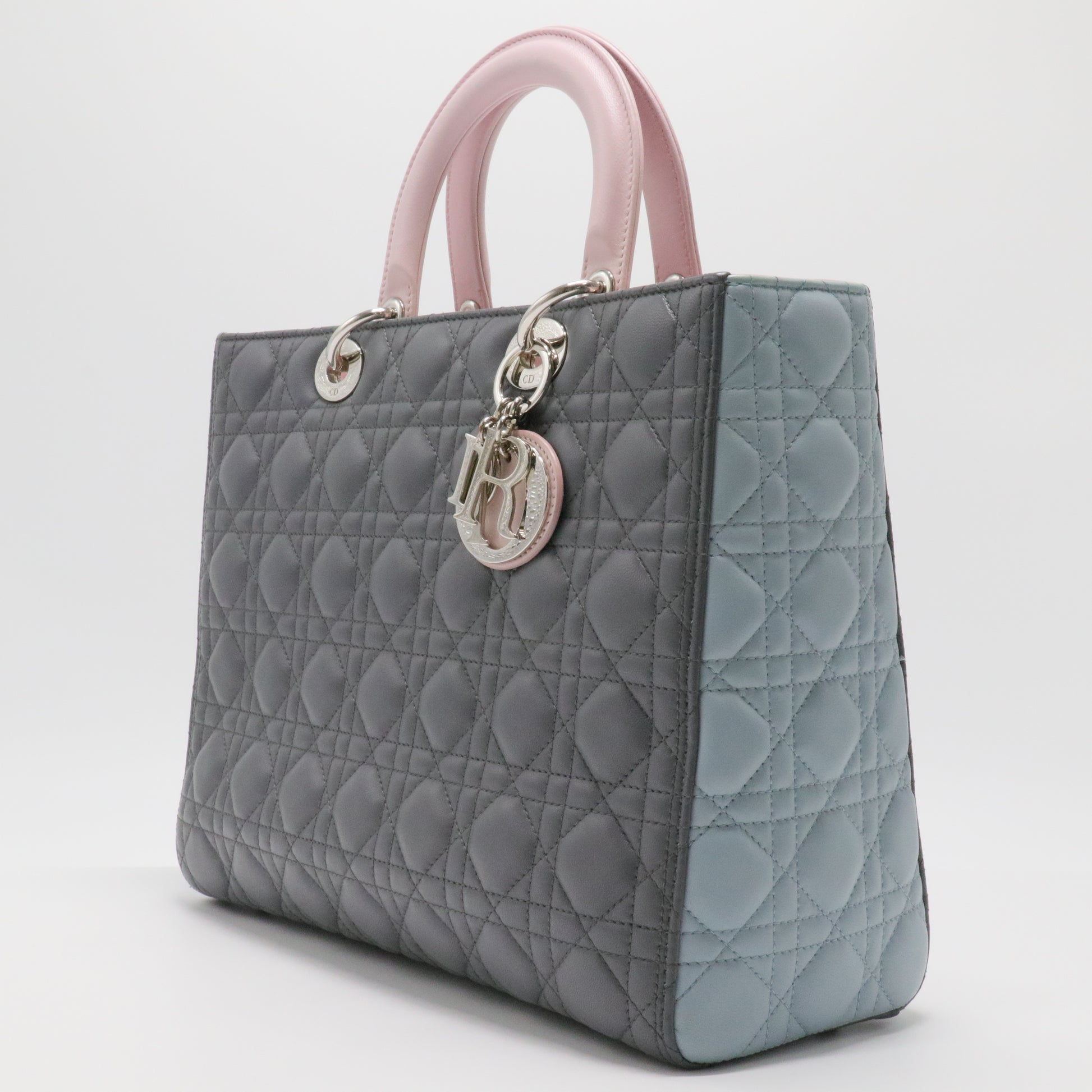Lady Dior Large Tri Color 2013 Satchel