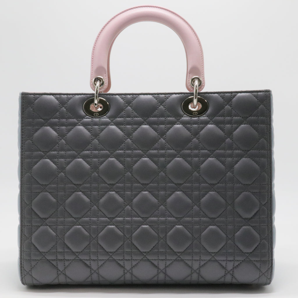 Lady Dior Large Tri Color 2013 Satchel