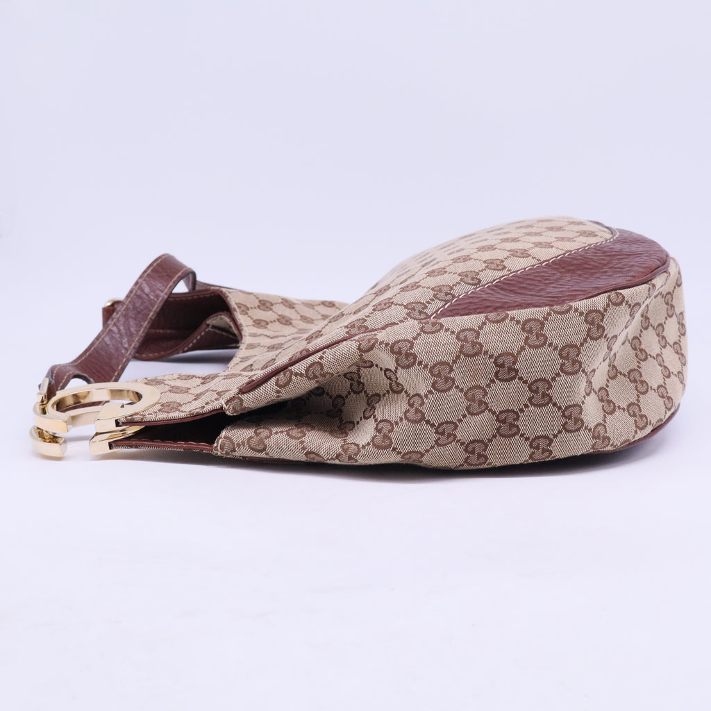 Monogram Medium Charlotte Hobo Brown Sold Out B20604