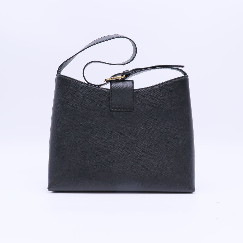 Salvatore Ferragamo Gancio Flap Hobo Shoulder Bag B22853