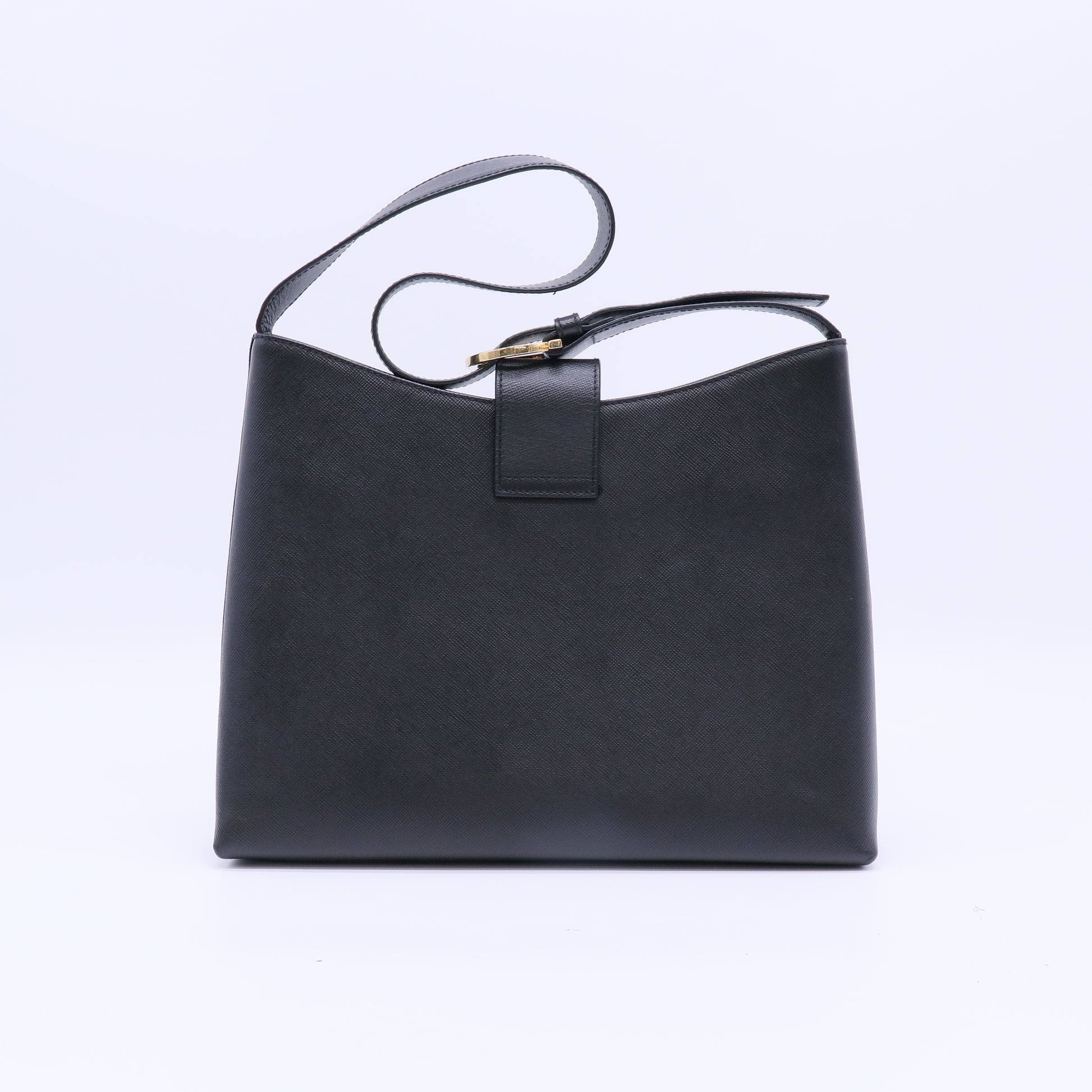 Salvatore Ferragamo Gancio Flap Hobo Shoulder Bag B22853