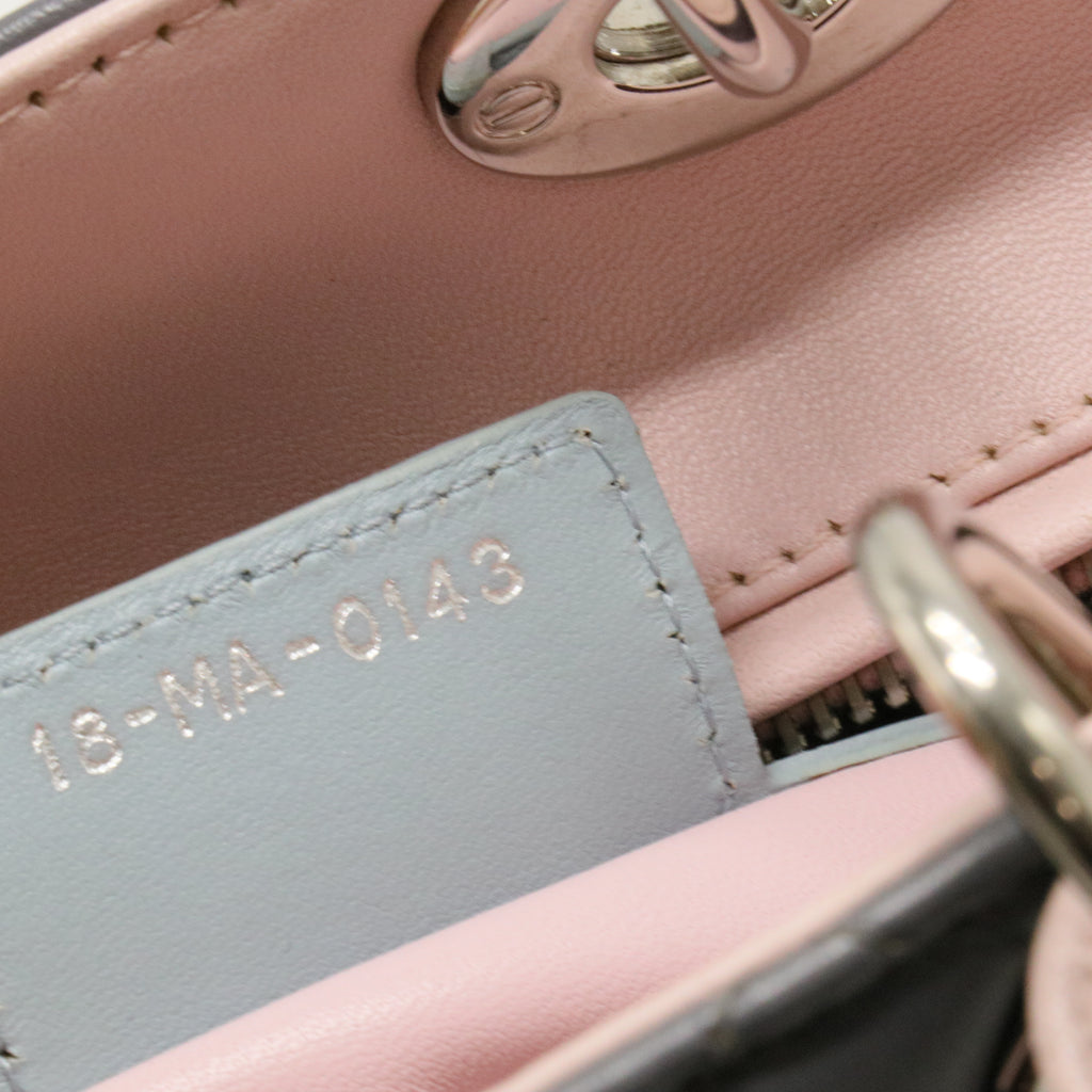 Lady Dior Large Tri Color 2013 Satchel