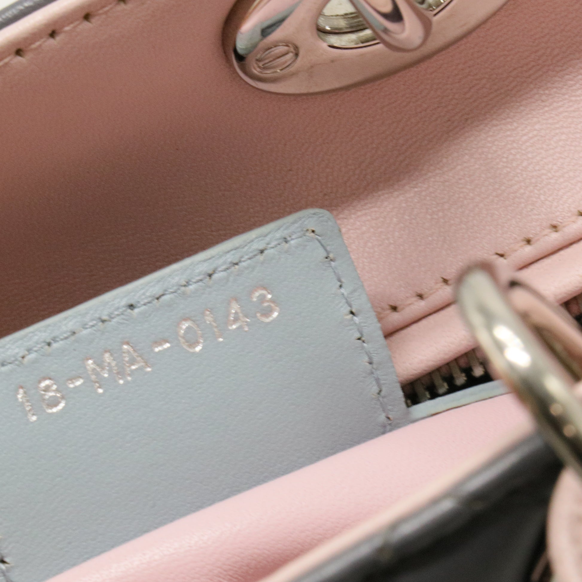 Lady Dior Large Tri Color 2013 Satchel