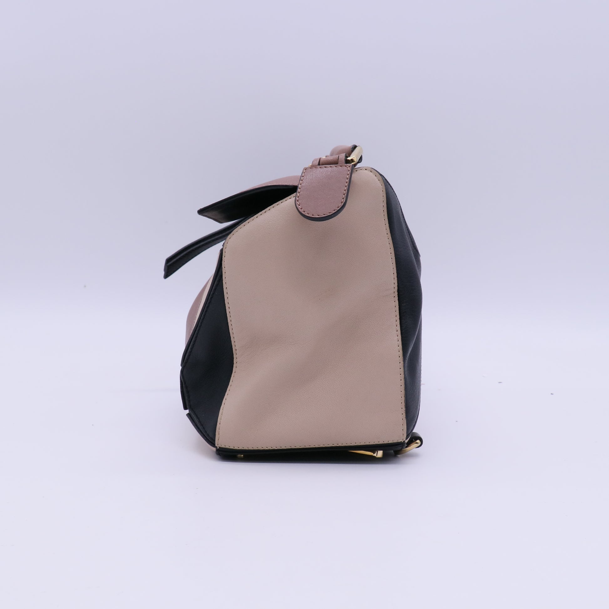 Loewe Puzzle Bag Leather Medium Twins B21077